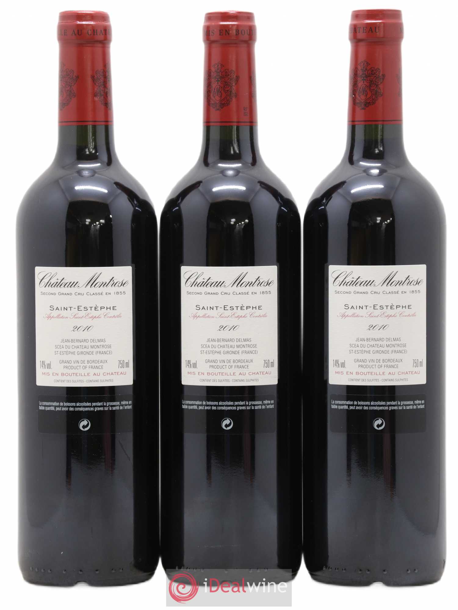 Château Montrose 2ème Grand Cru Classé 2010 - Lot de 12 bouteilles - 2