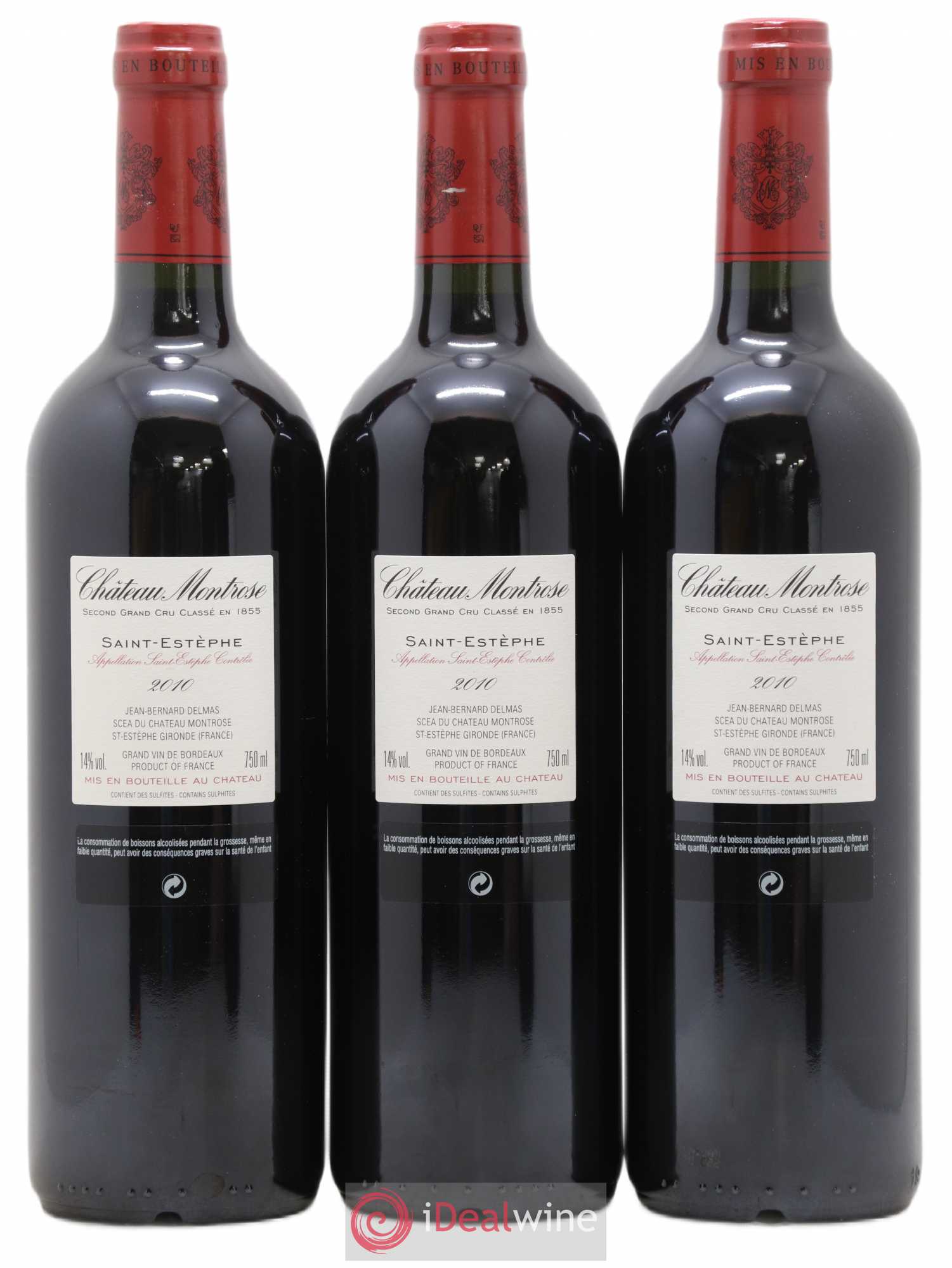 Château Montrose 2ème Grand Cru Classé 2010 - Lot de 12 bouteilles - 4