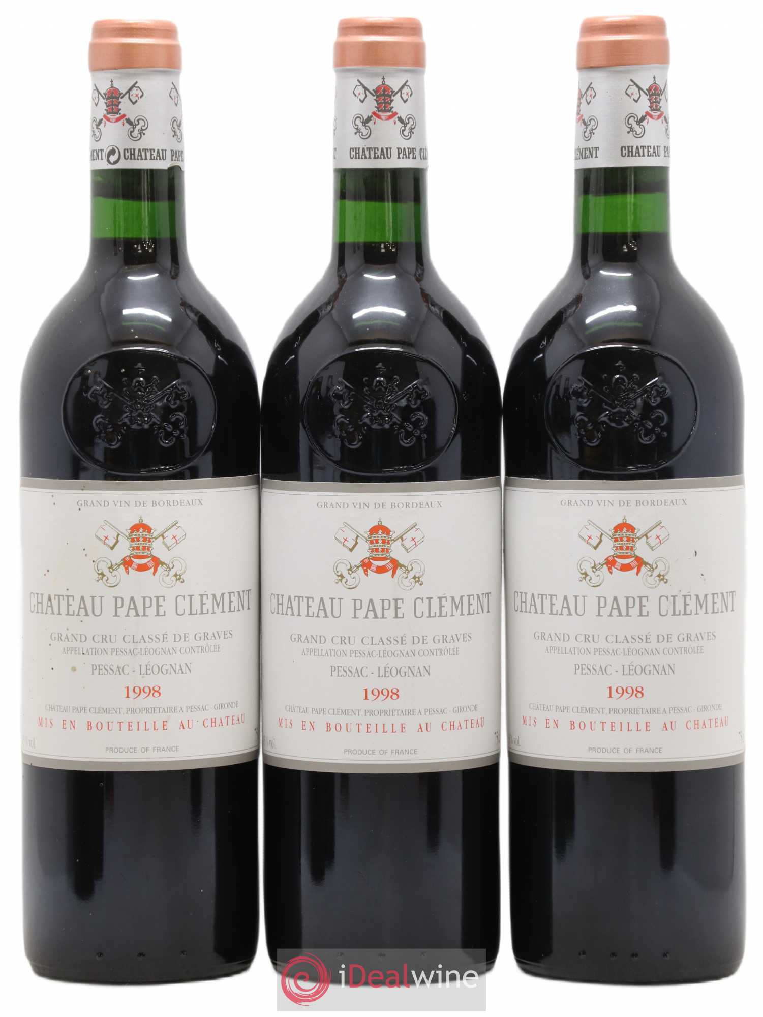 Château Pape Clément Cru Classé de Graves 1998 - Lot de 6 bouteilles - 2
