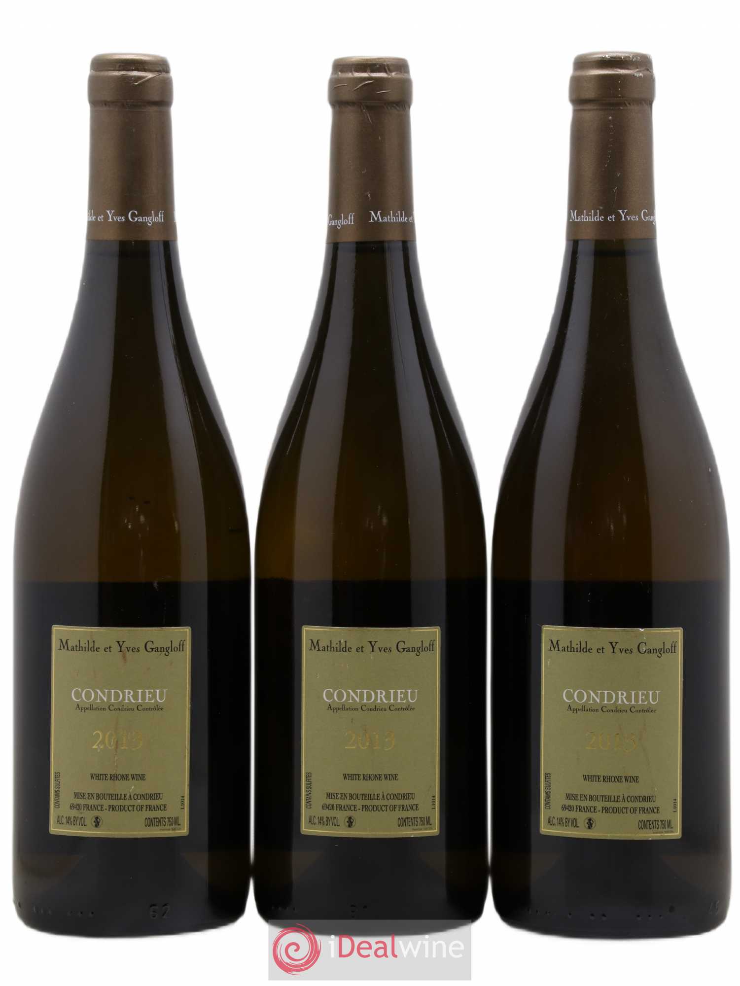 Condrieu Domaine Gangloff (Domaine) 2013 - Posten von 3 Flaschen - 1