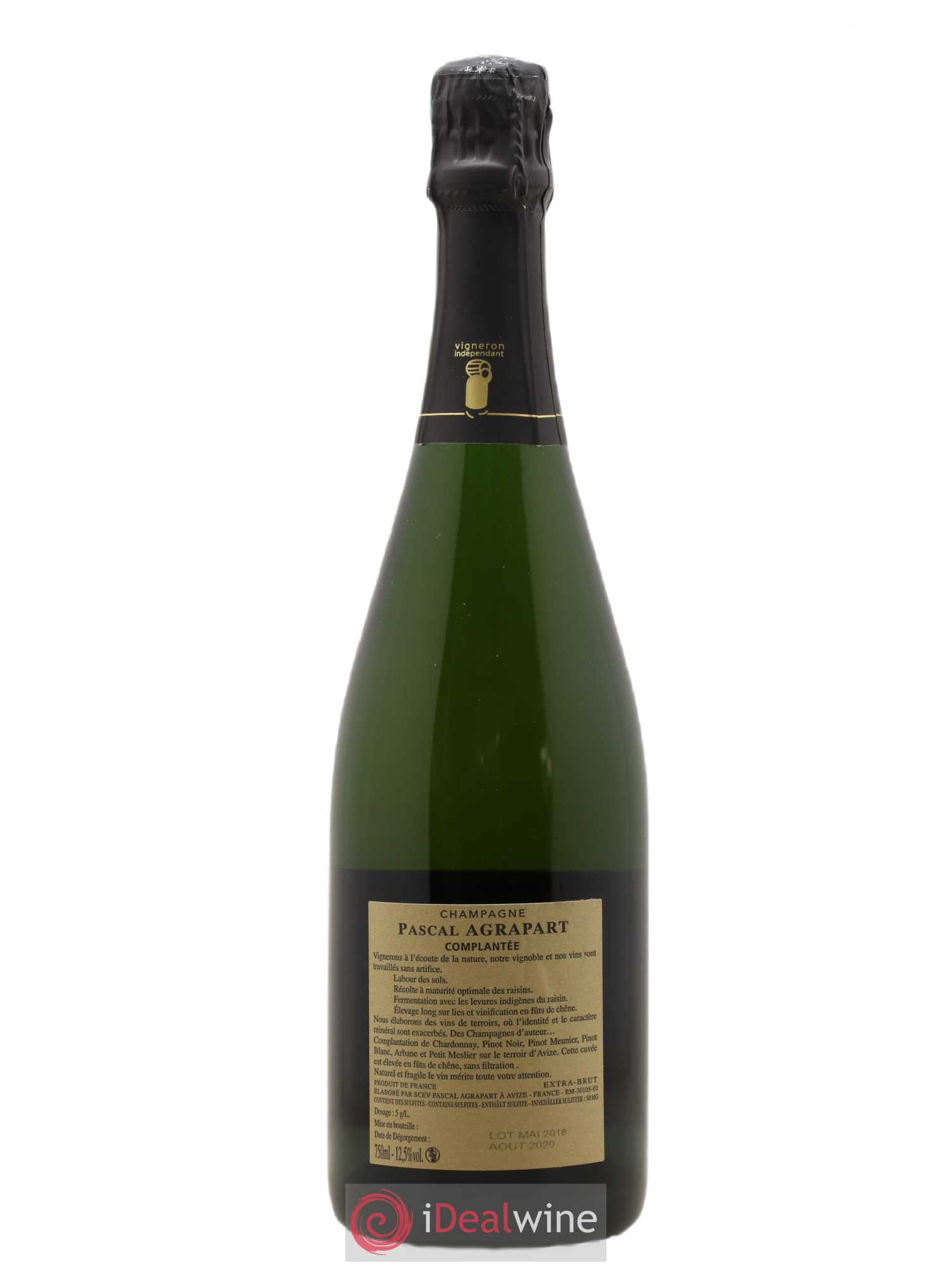 Complantée Extra-Brut Agrapart & Fils 2014 - Lot de 1 bouteille - 1