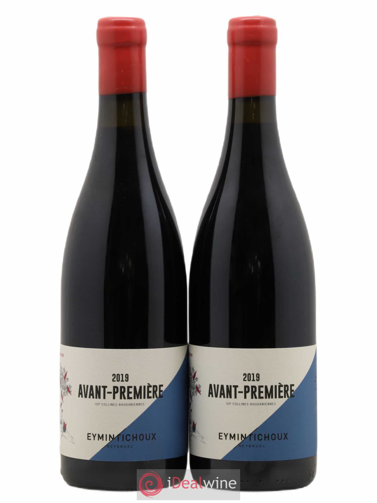 Collines Rhodaniennes Avant Première Domaine Eymin Tichoux 2019 - Posten von 2 Flaschen - 0