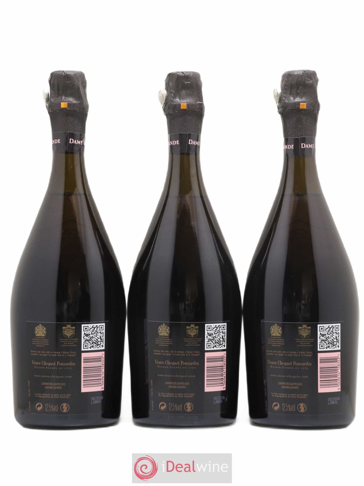 La Grande Dame Veuve Clicquot Brut 2006 - Posten von 3 Flaschen - 1