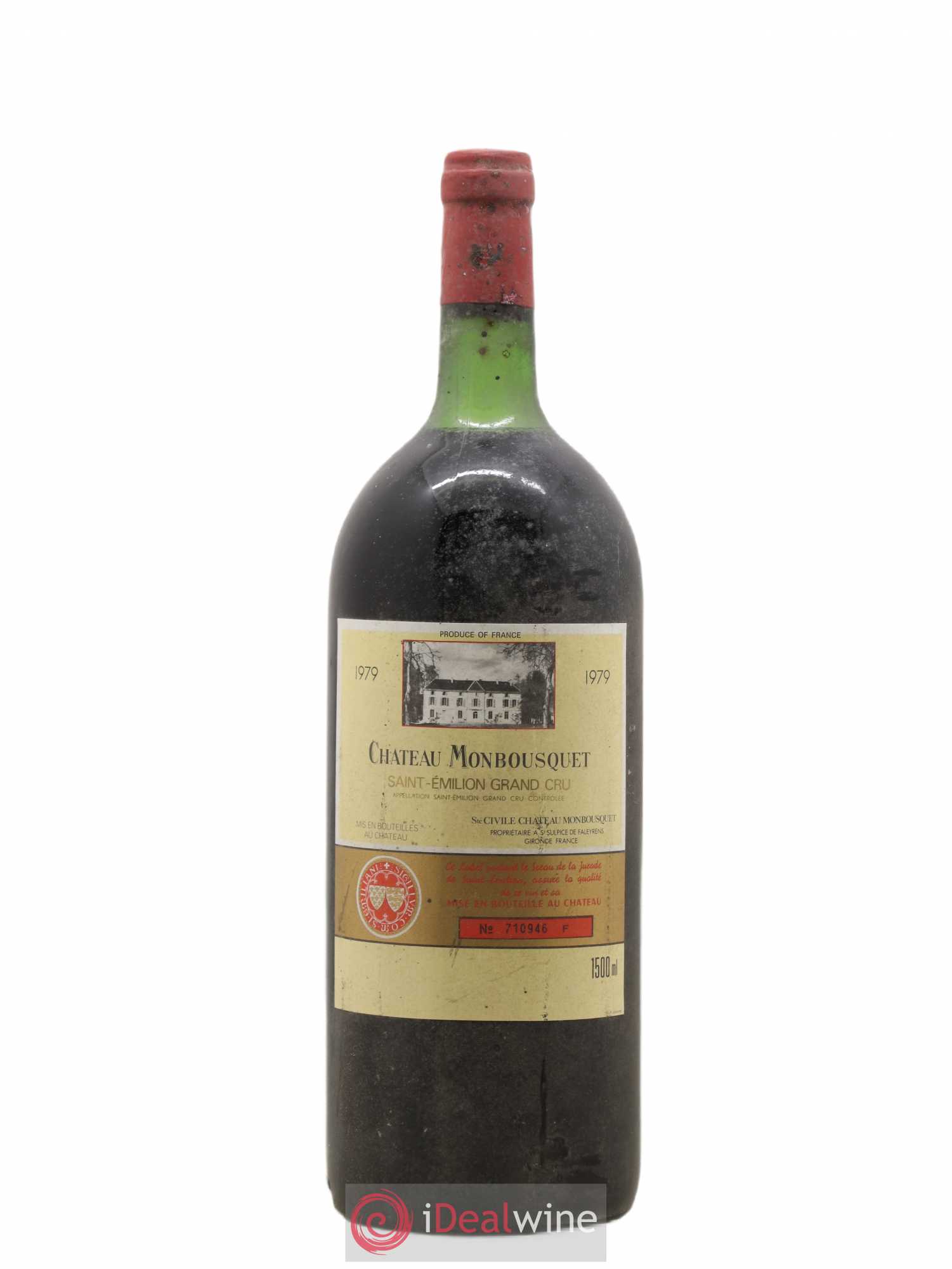 Château Monbousquet Grand Cru Classé 1979 - Lot de 1 magnum - 0