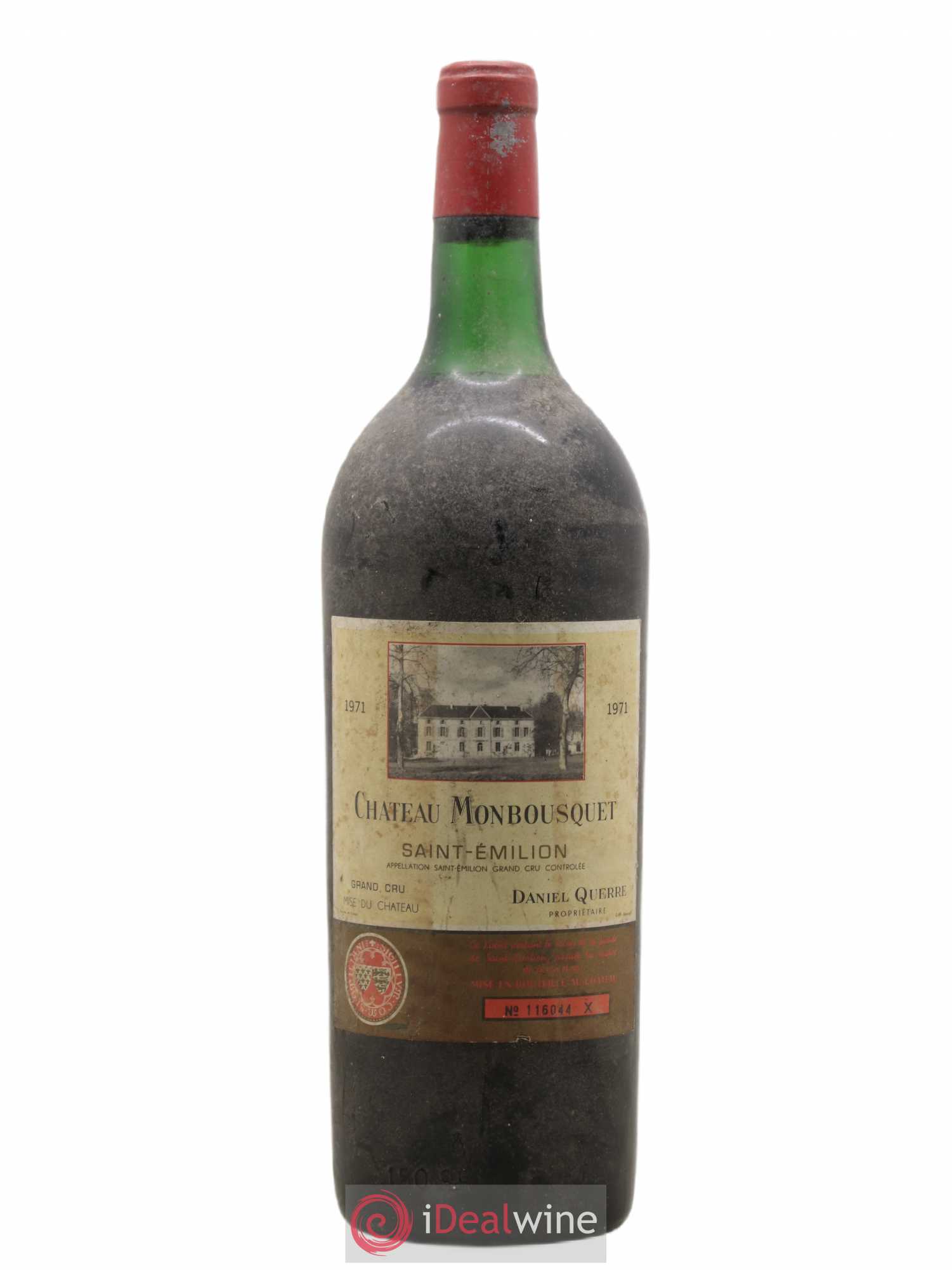 Château Monbousquet Grand Cru Classé 1971 - Lot de 1 magnum - 0