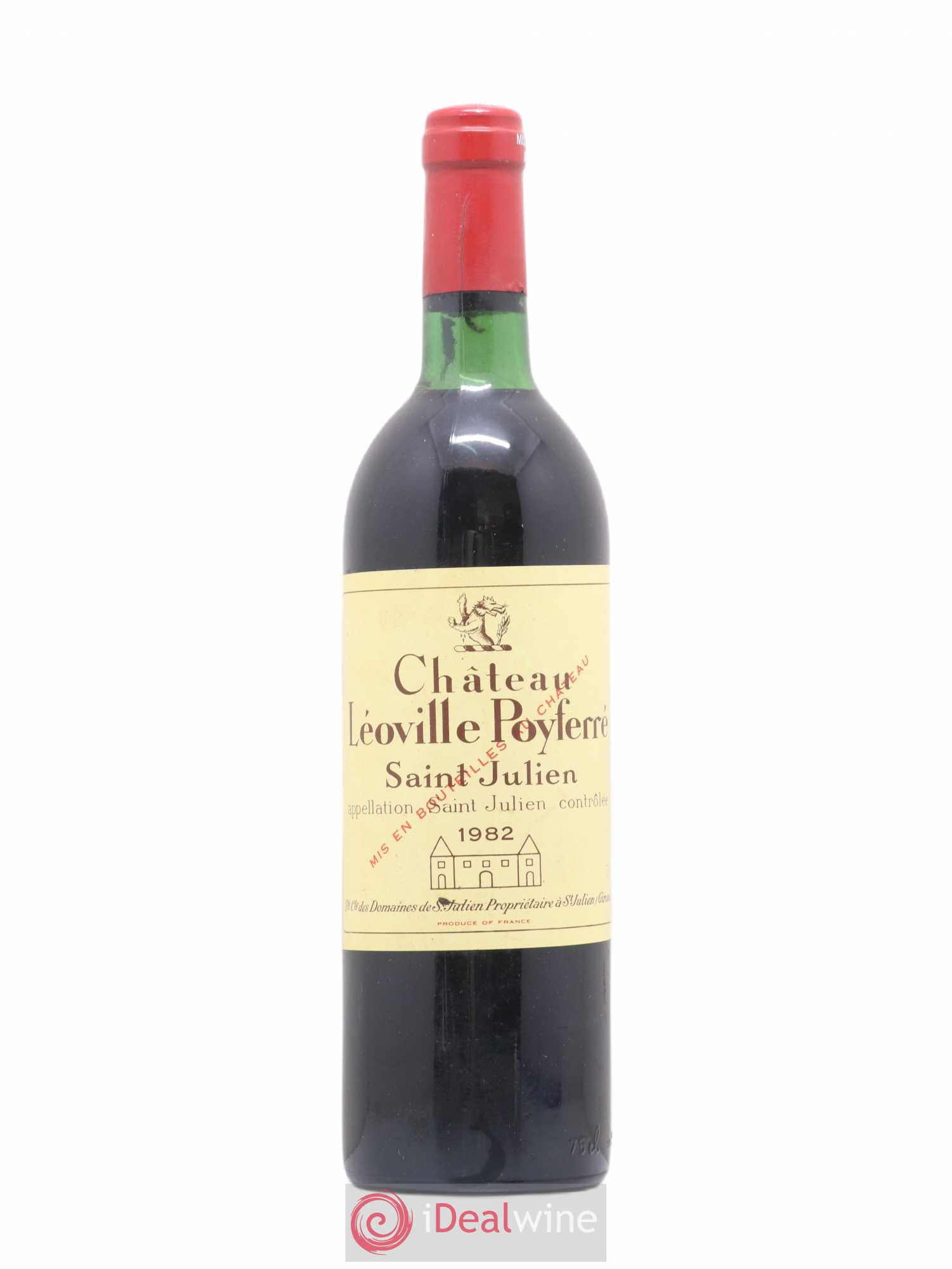 Château Léoville Poyferré 2ème Grand Cru Classé 1982 - Lot de 1 bouteille - 0