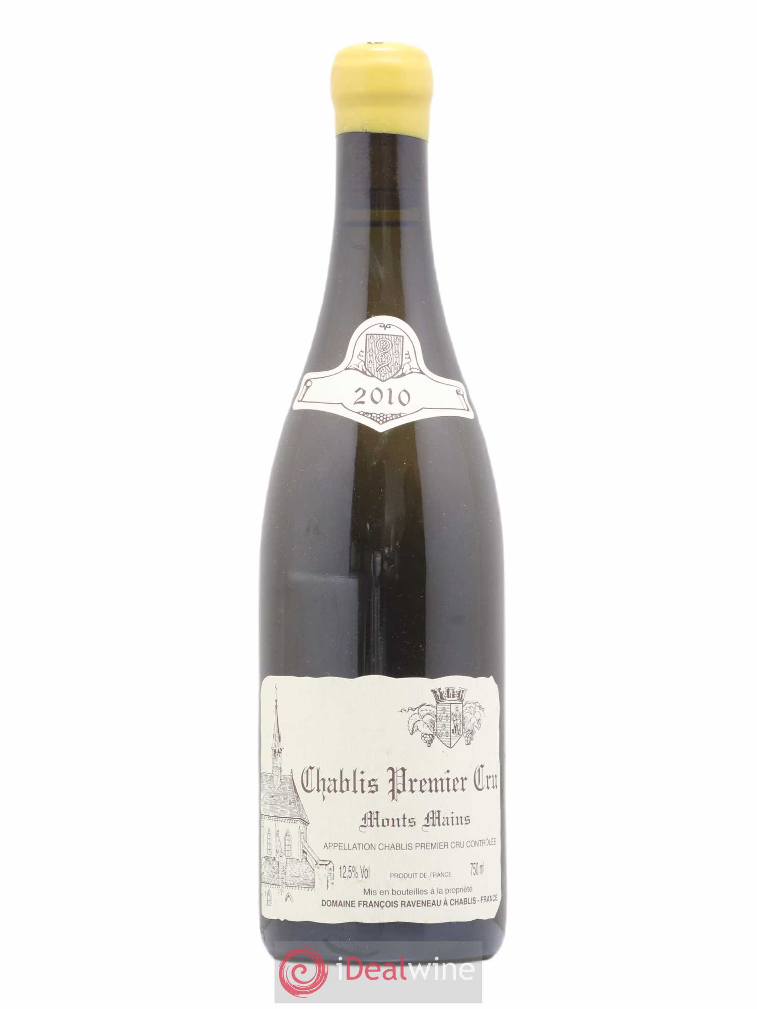 Chablis 1er Cru Monts Mains Raveneau (Domaine) 2010 - Lot de 1 bouteille - 0