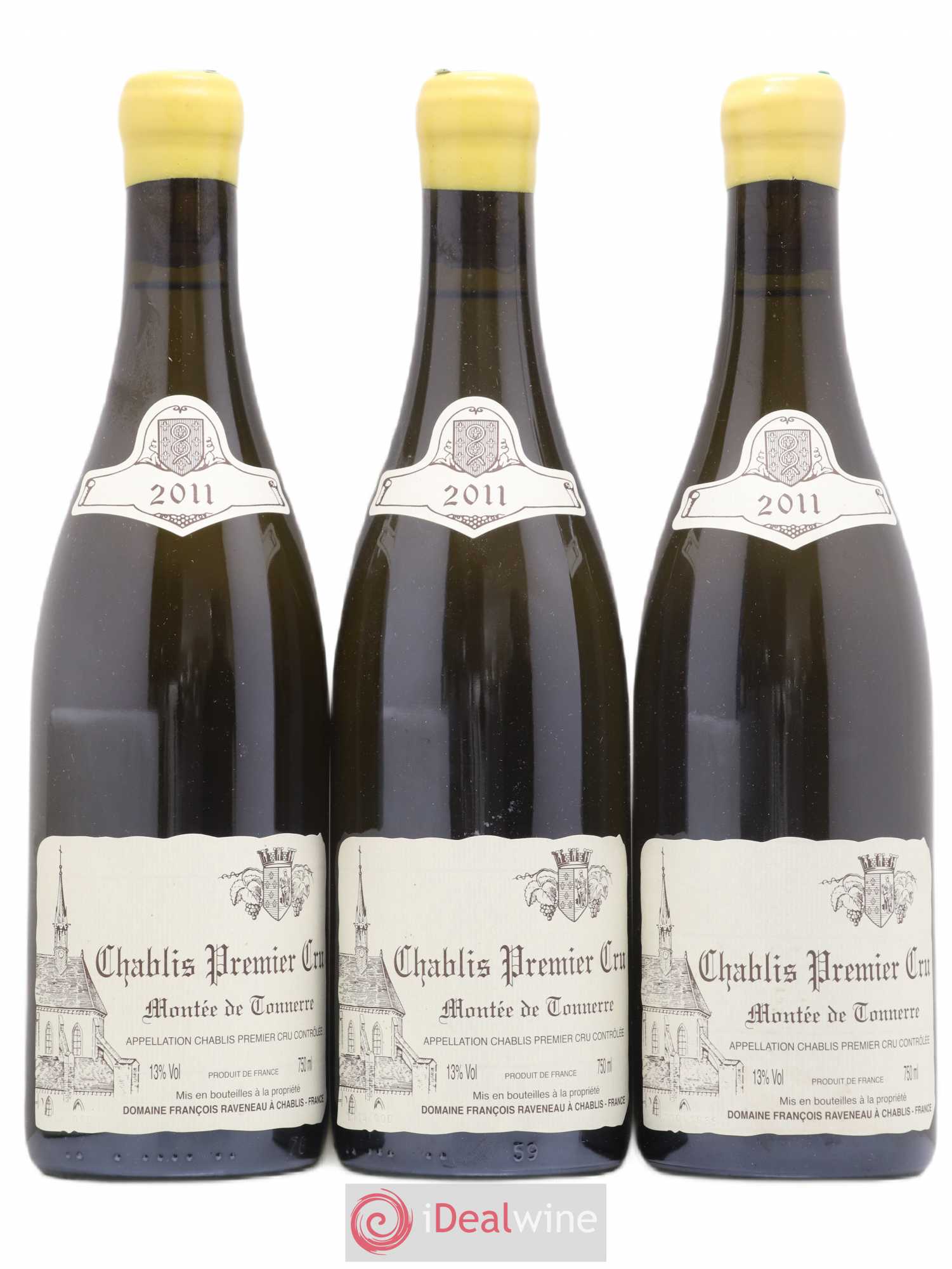 Chablis 1er Cru Montée de Tonnerre Raveneau (Domaine) 2011 - Lot de 3 bouteilles - 0