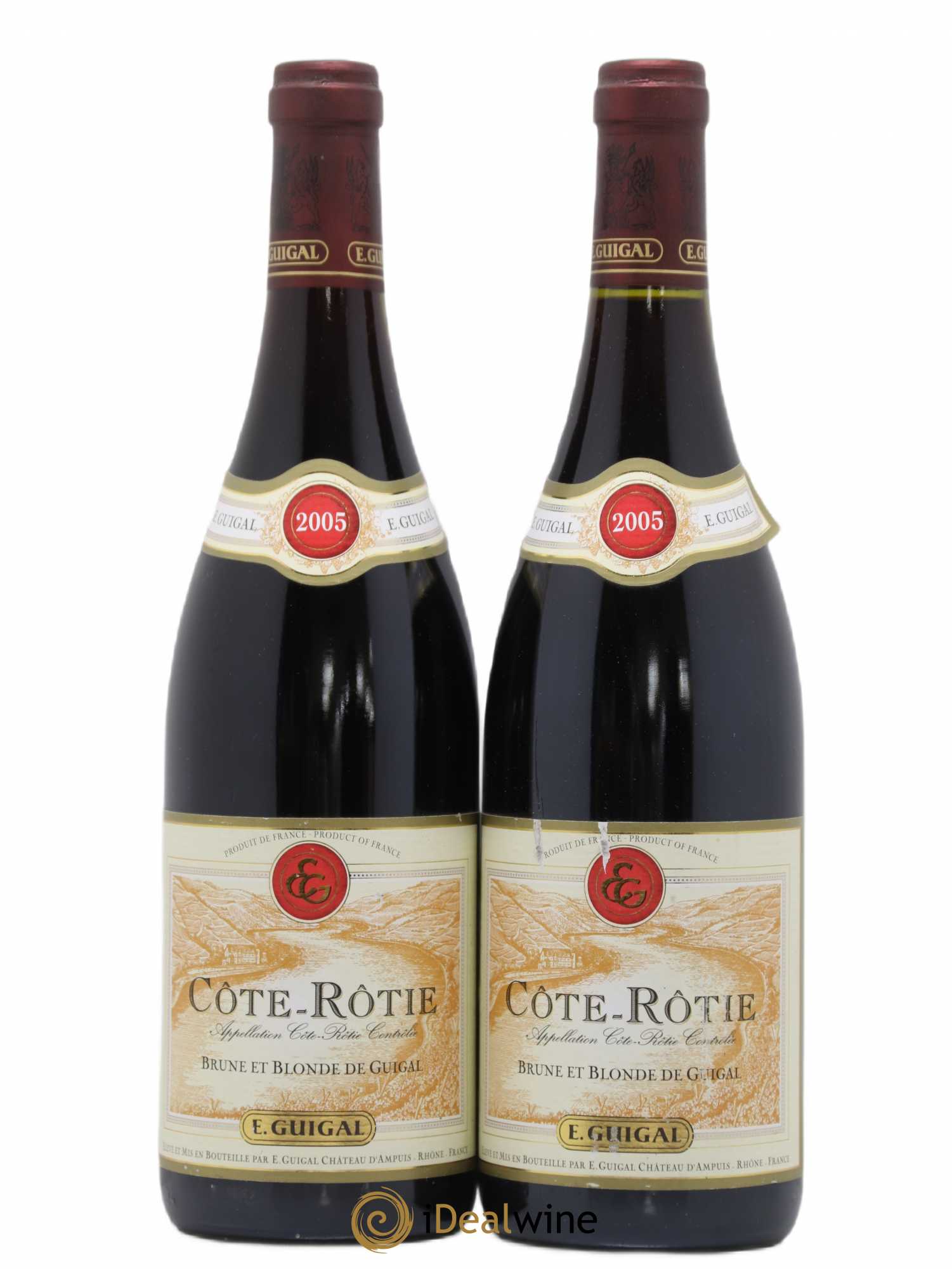 Côte-Rôtie Côtes Brune et Blonde Guigal 2005 - Lot de 2 bouteilles - 0