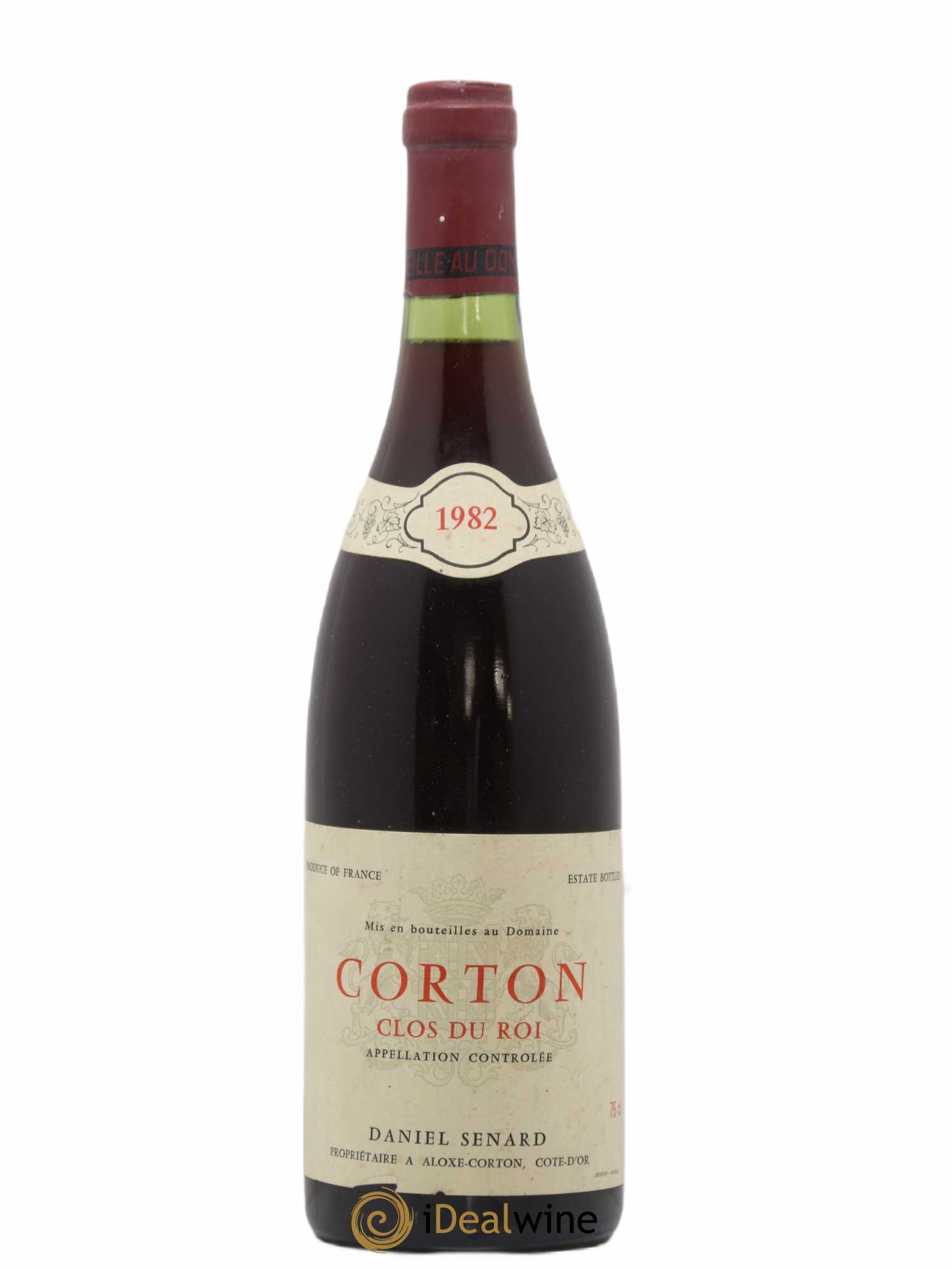 Corton Grand Cru Clos Du Roi Daniel Senard 1982 - Posten von 1 Flasche - 0