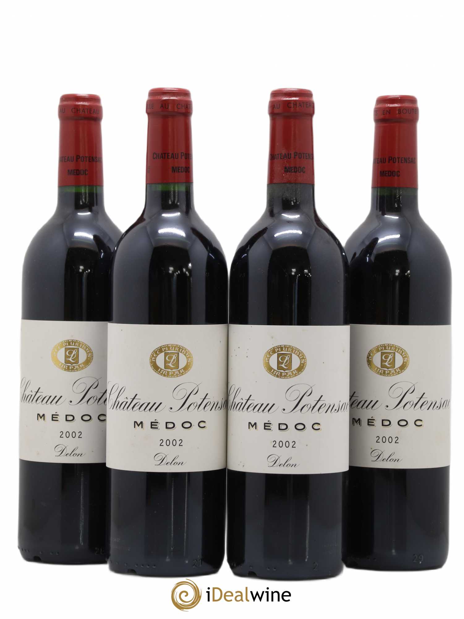 Château Potensac 2002 - Lot de 4 bouteilles - 0