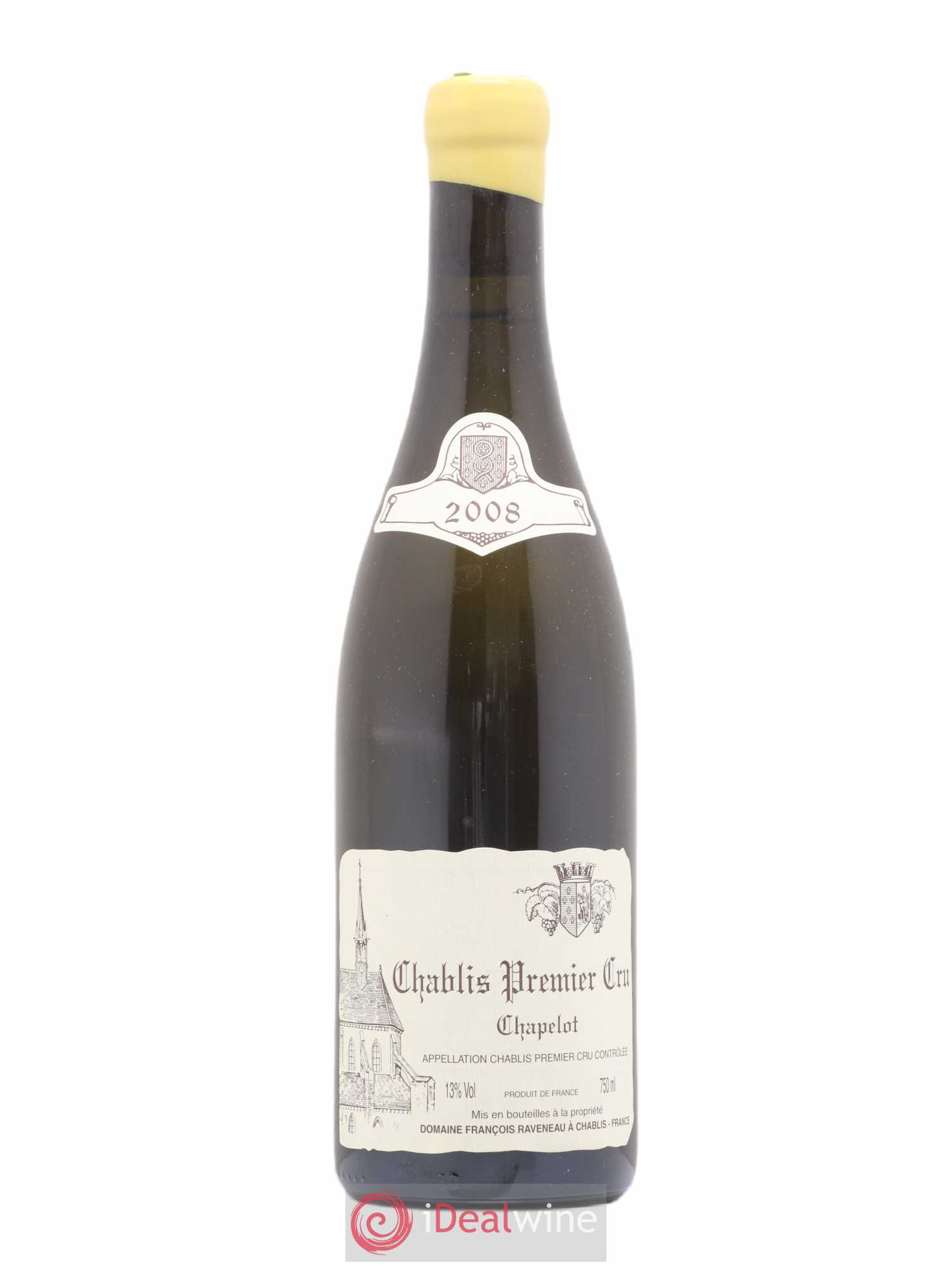 Chablis 1er Cru Chapelot Raveneau (Domaine) 2008 - Lot de 1 bouteille - 0