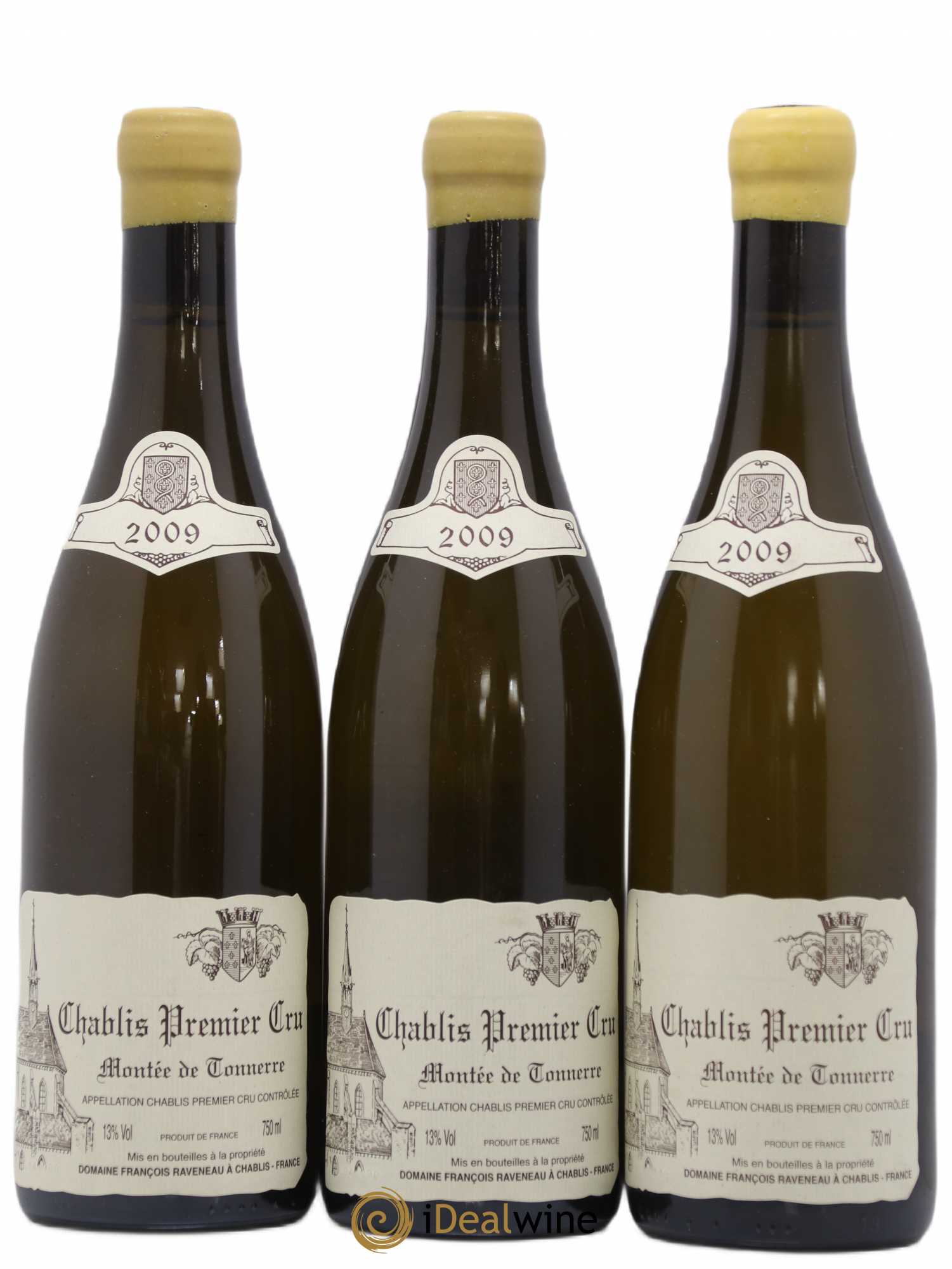 Chablis 1er Cru Montée de Tonnerre Raveneau (Domaine) 2009 - Lot de 3 bouteilles - 0