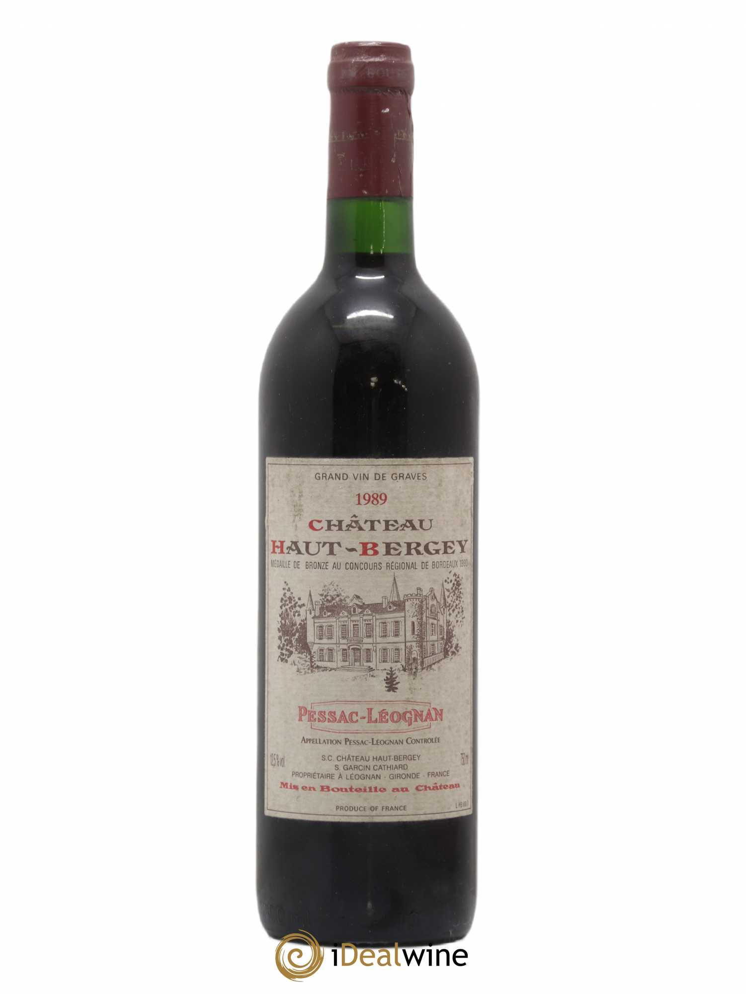 Château Haut-Bergey 1989 - Lot de 1 bouteille - 0