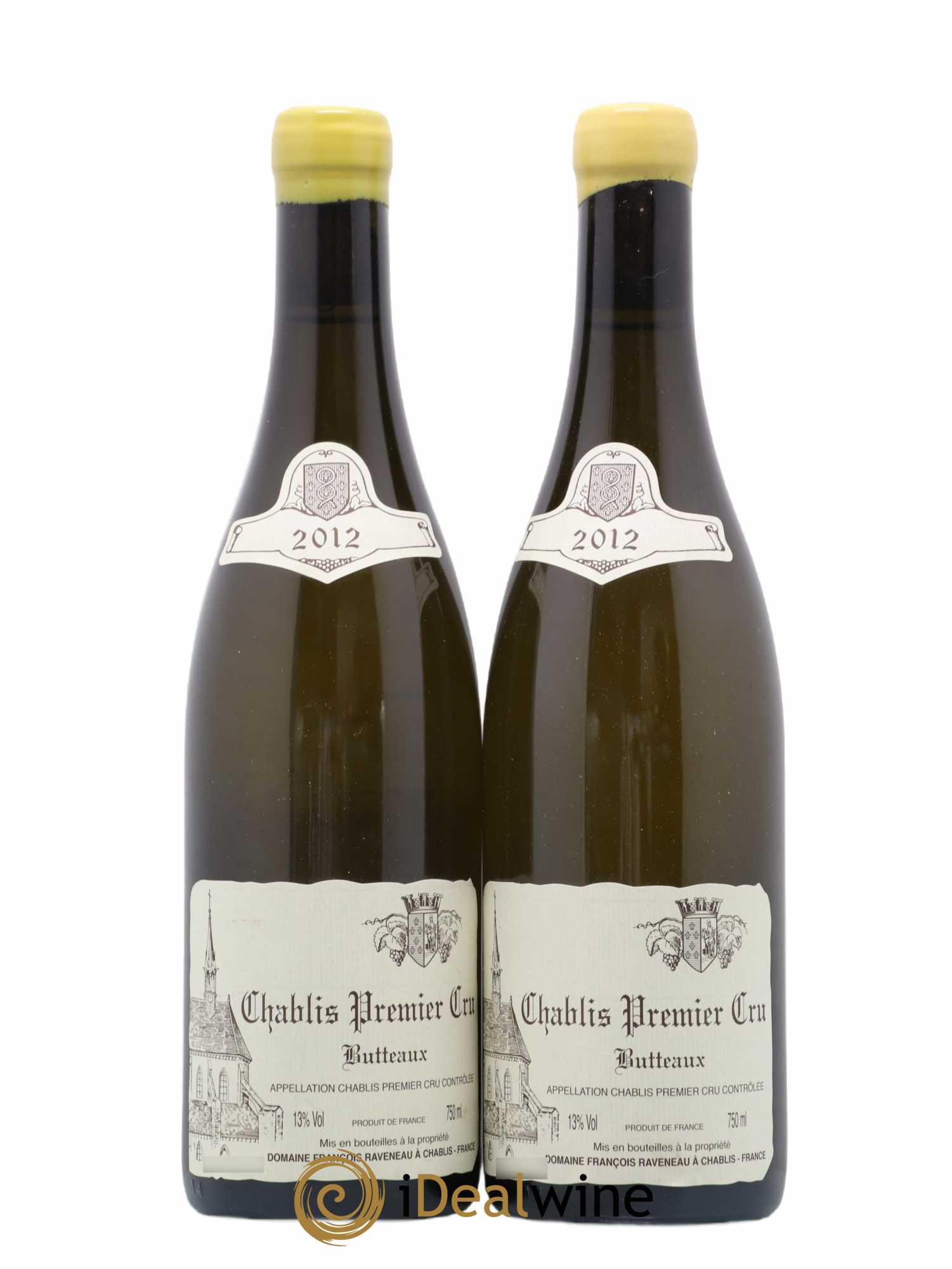 Chablis 1er Cru Butteaux Raveneau (Domaine) 2012 - Lot de 2 bouteilles - 0