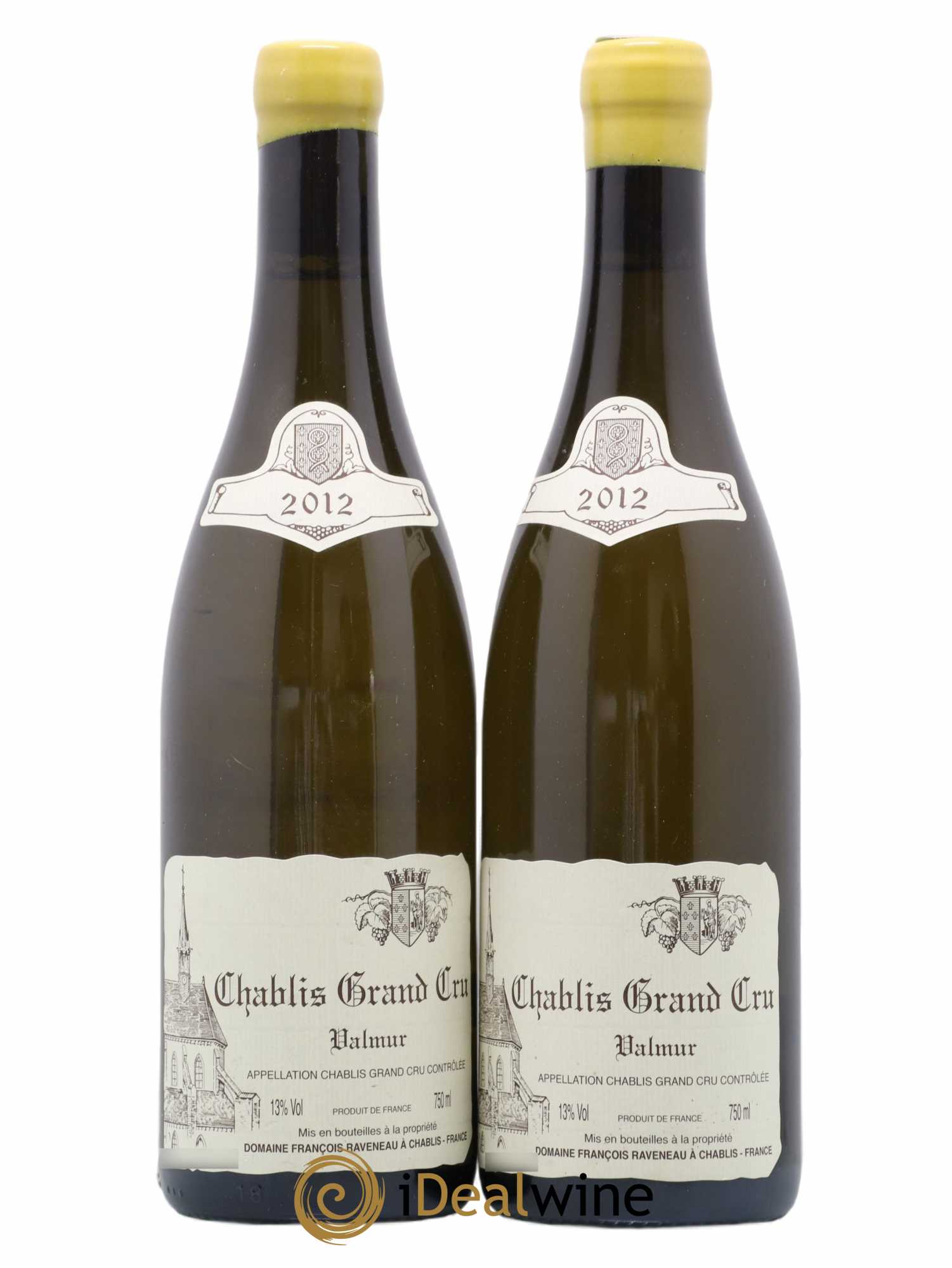 Chablis Grand Cru Valmur Raveneau (Domaine) 2012 - Lot de 2 bouteilles - 0