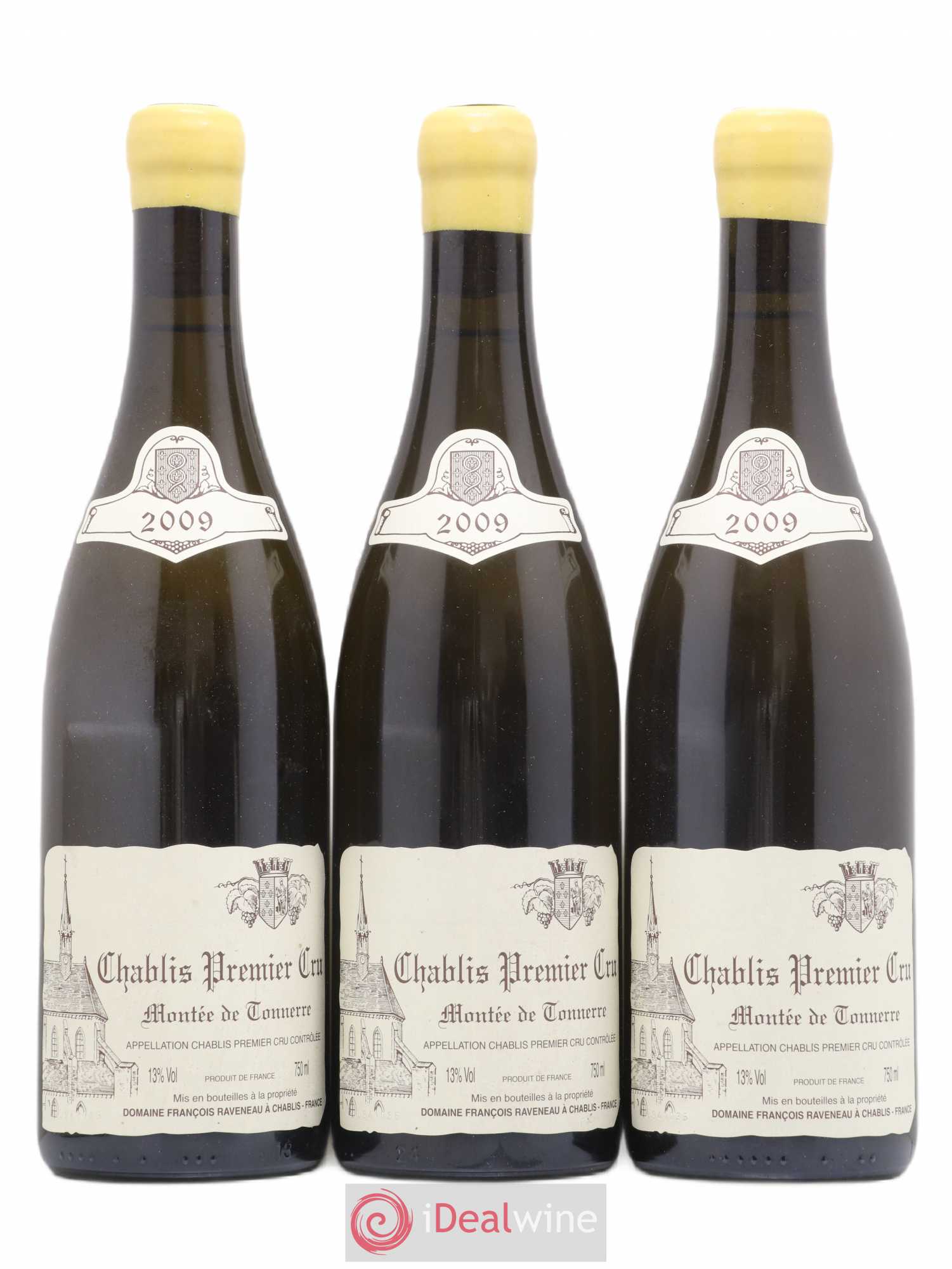 Chablis 1er Cru Montée de Tonnerre Raveneau (Domaine) 2009 - Lot de 3 bouteilles - 0
