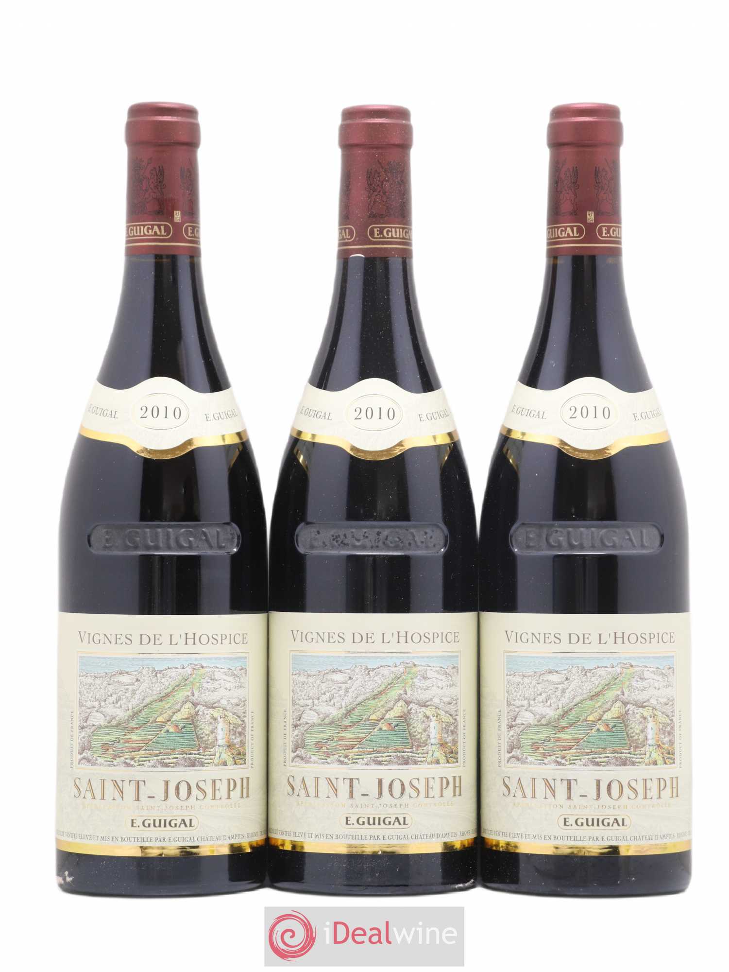 Saint-Joseph Vignes de l'Hospice Guigal 2010 - Lot de 6 bouteilles - 1