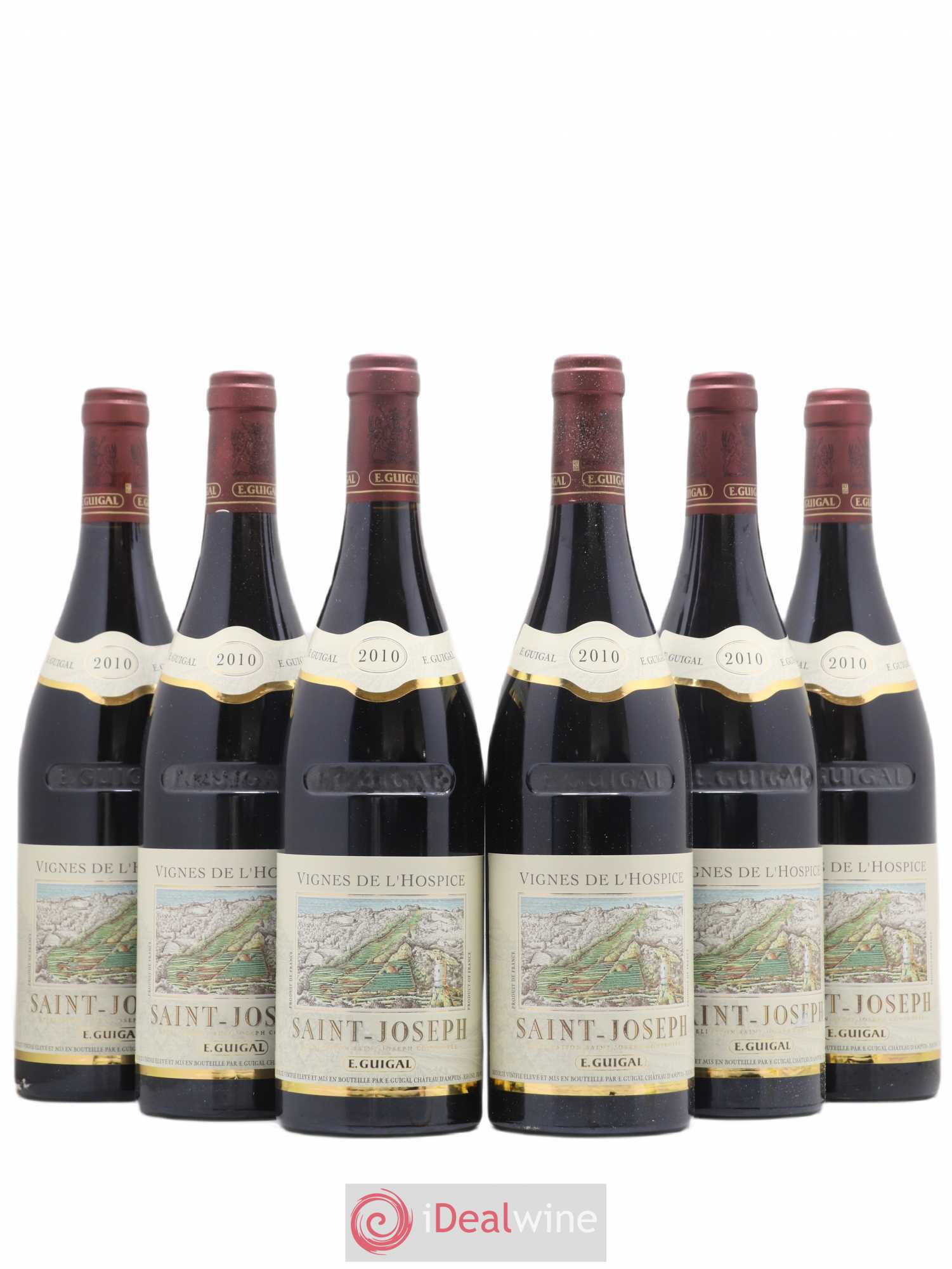 Saint-Joseph Vignes de l'Hospice Guigal 2010 - Lot de 6 bouteilles - 0