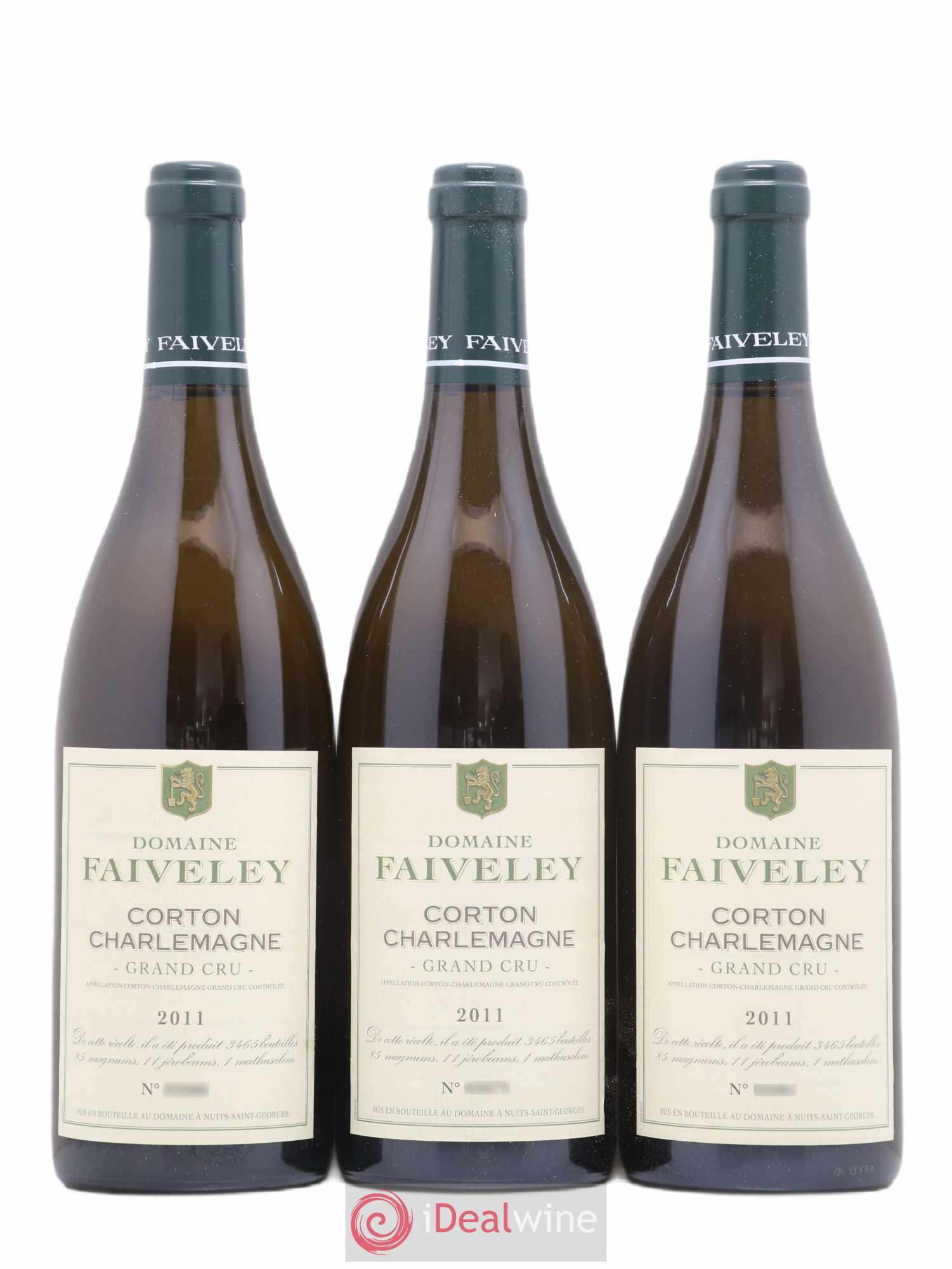 Corton-Charlemagne Grand Cru Faiveley 2011 - Lot de 3 bouteilles - 0