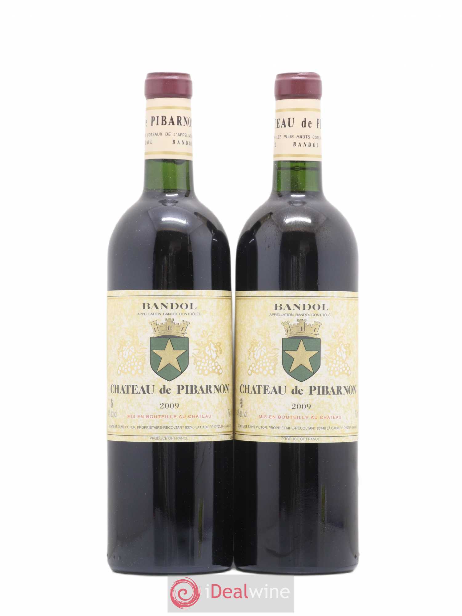 Bandol Château de Pibarnon Comte de Saint-Victor 2009 - Lot de 2 bouteilles - 0