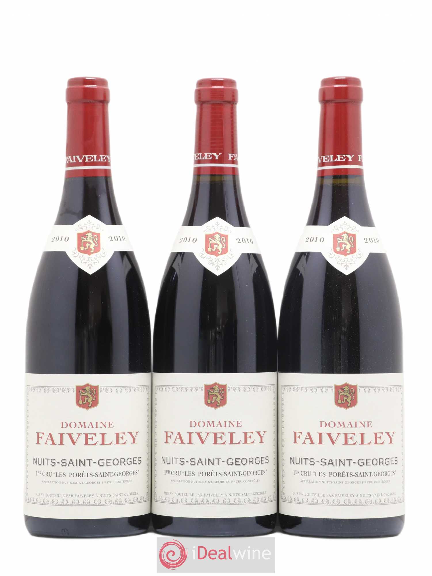 Nuits-Saint-Georges 1er Cru Les Saint-Georges Faiveley 2010 - Lot de 3 bouteilles - 0