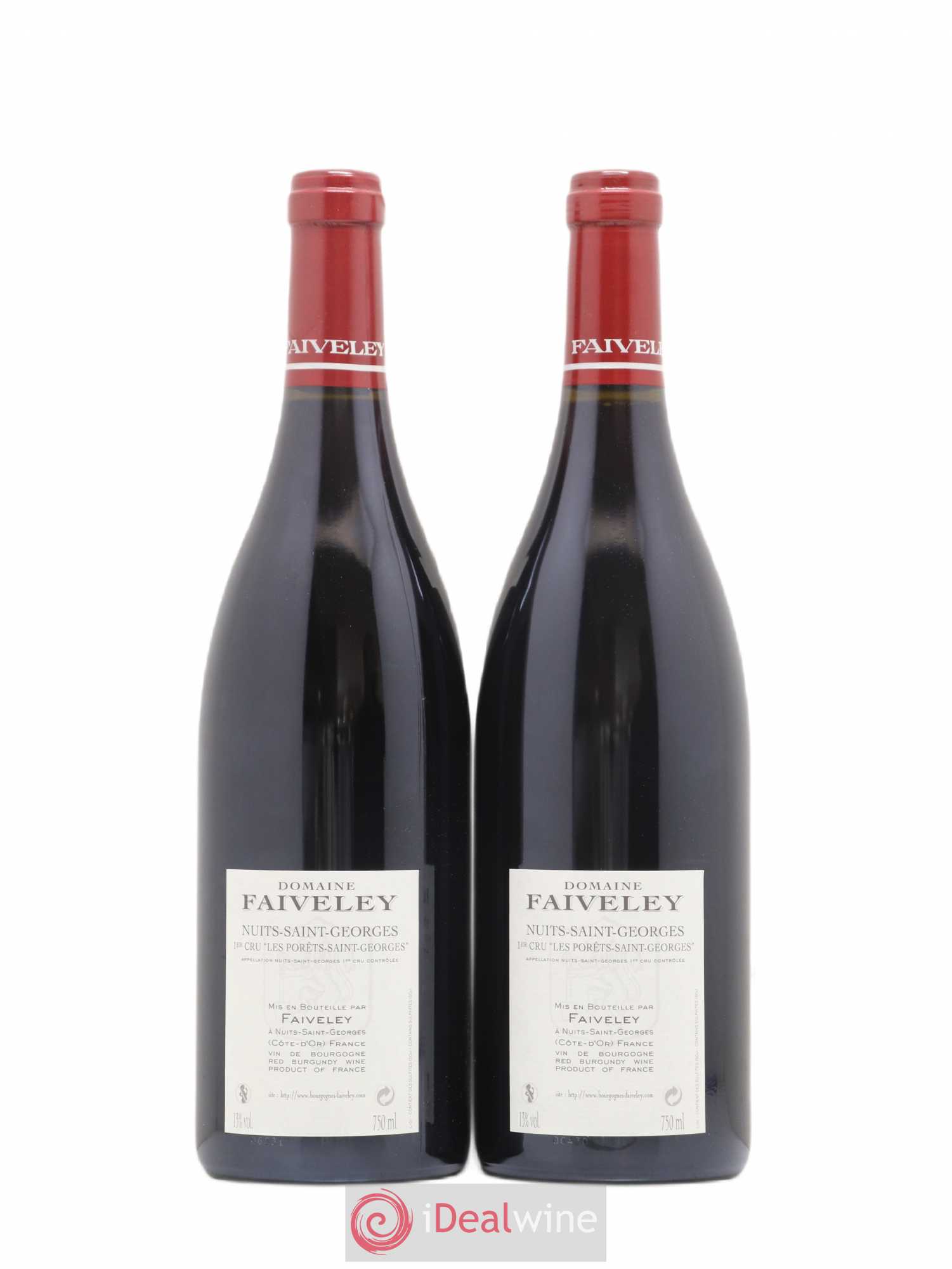 Nuits-Saint-Georges 1er Cru Les Saint-Georges Faiveley 2010 - Lot de 2 bouteilles - 1