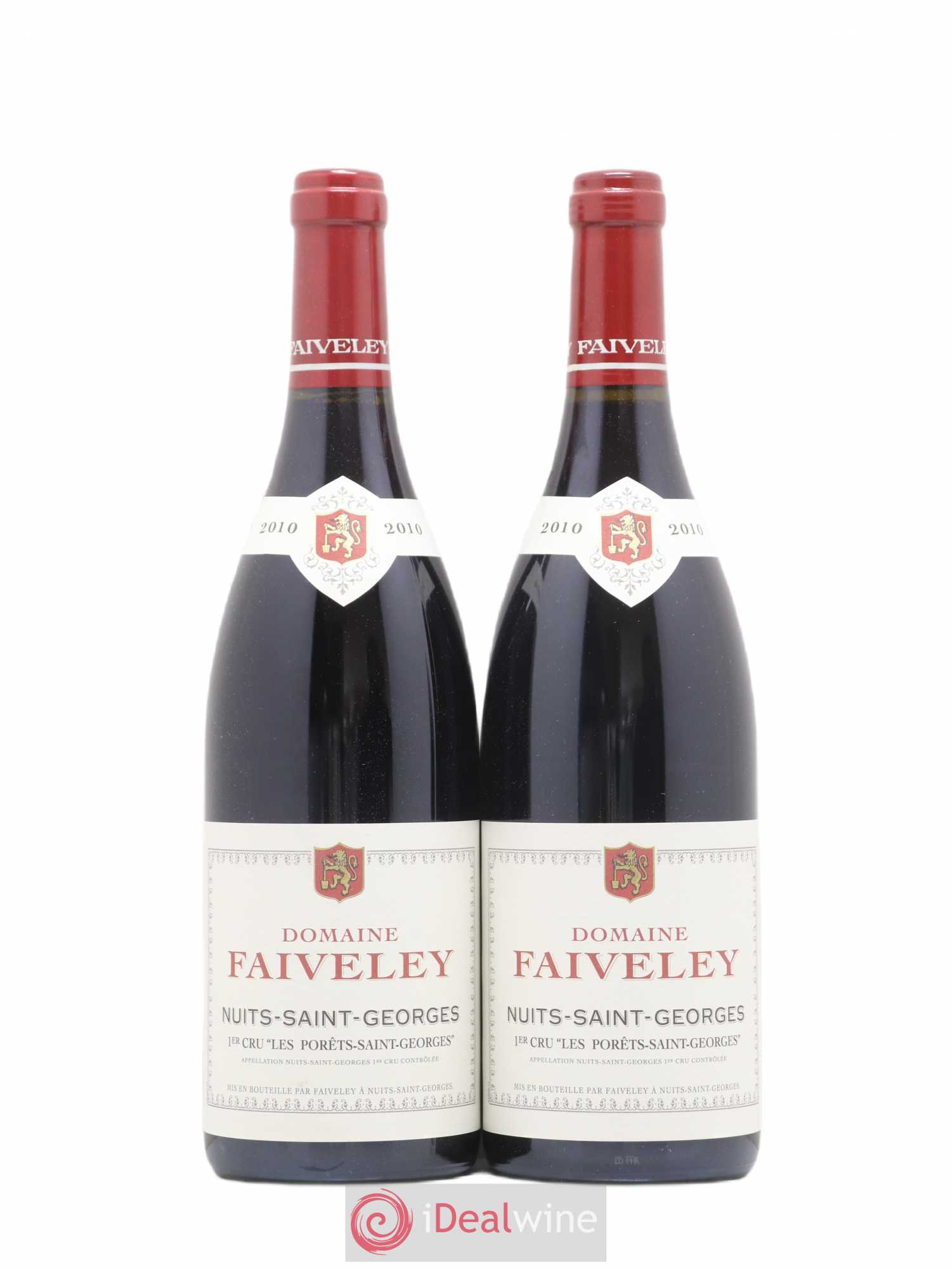 Nuits-Saint-Georges 1er Cru Les Saint-Georges Faiveley 2010 - Lot de 2 bouteilles - 0