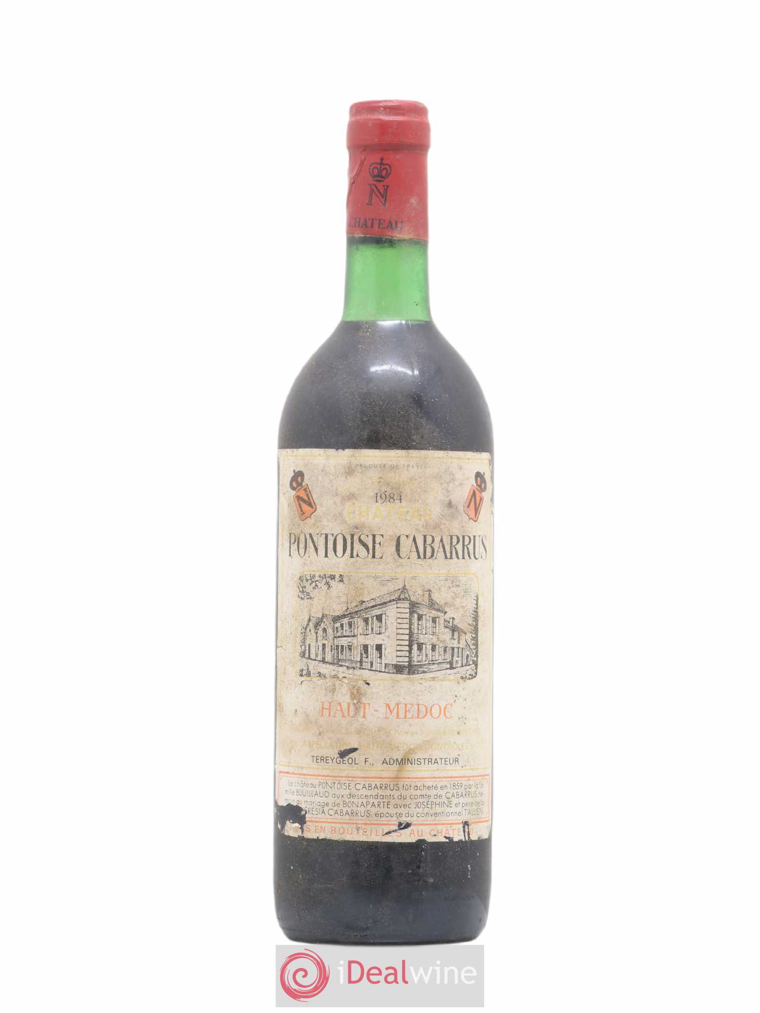 Château Pontoise Cabarrus Cru Bourgeois 1984 - Lot de 1 bouteille - 0