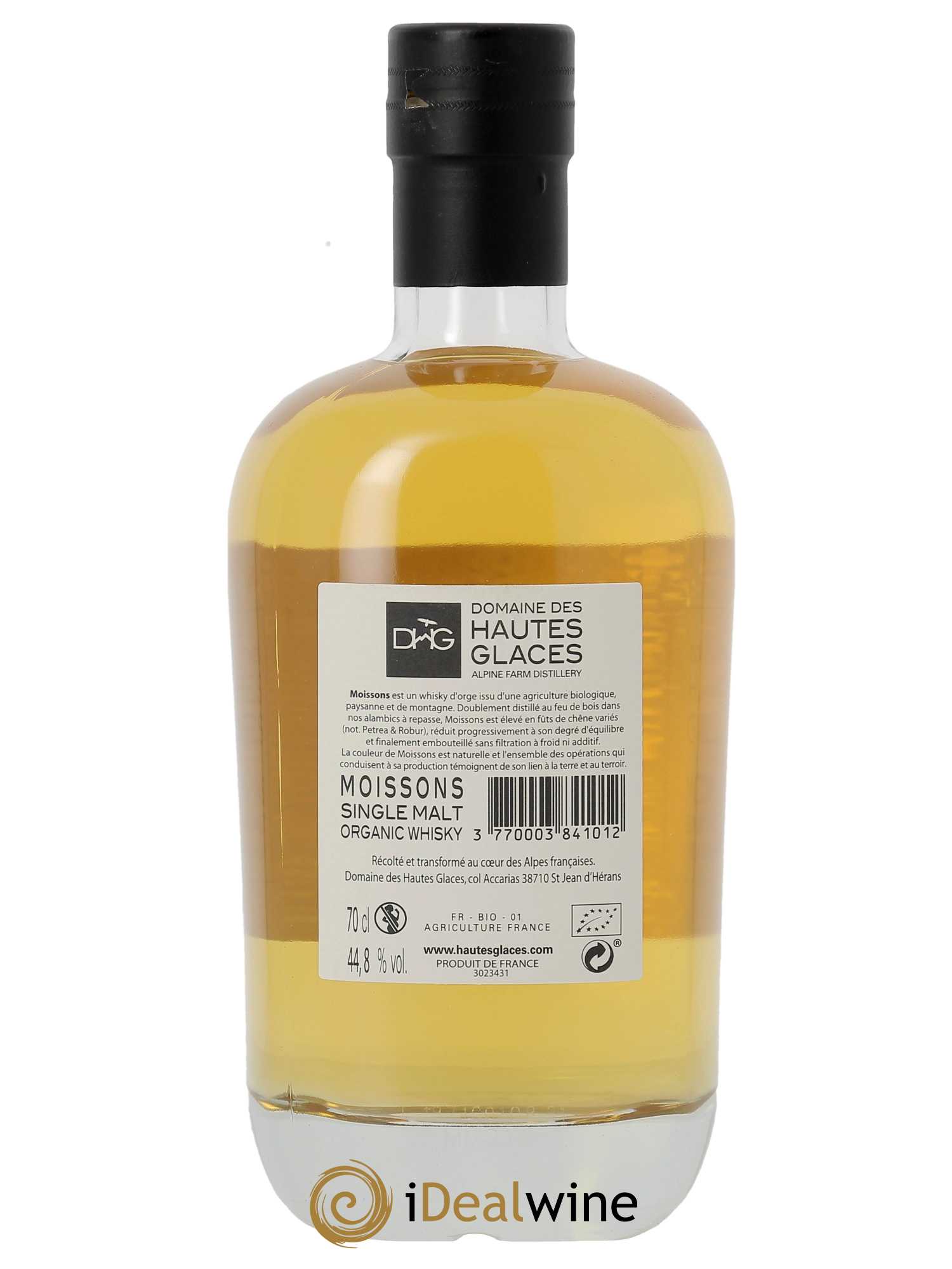 Whisky Hautes Glaces Moissons Organic Malt (70cl) - Lot de 1 bouteille - 2