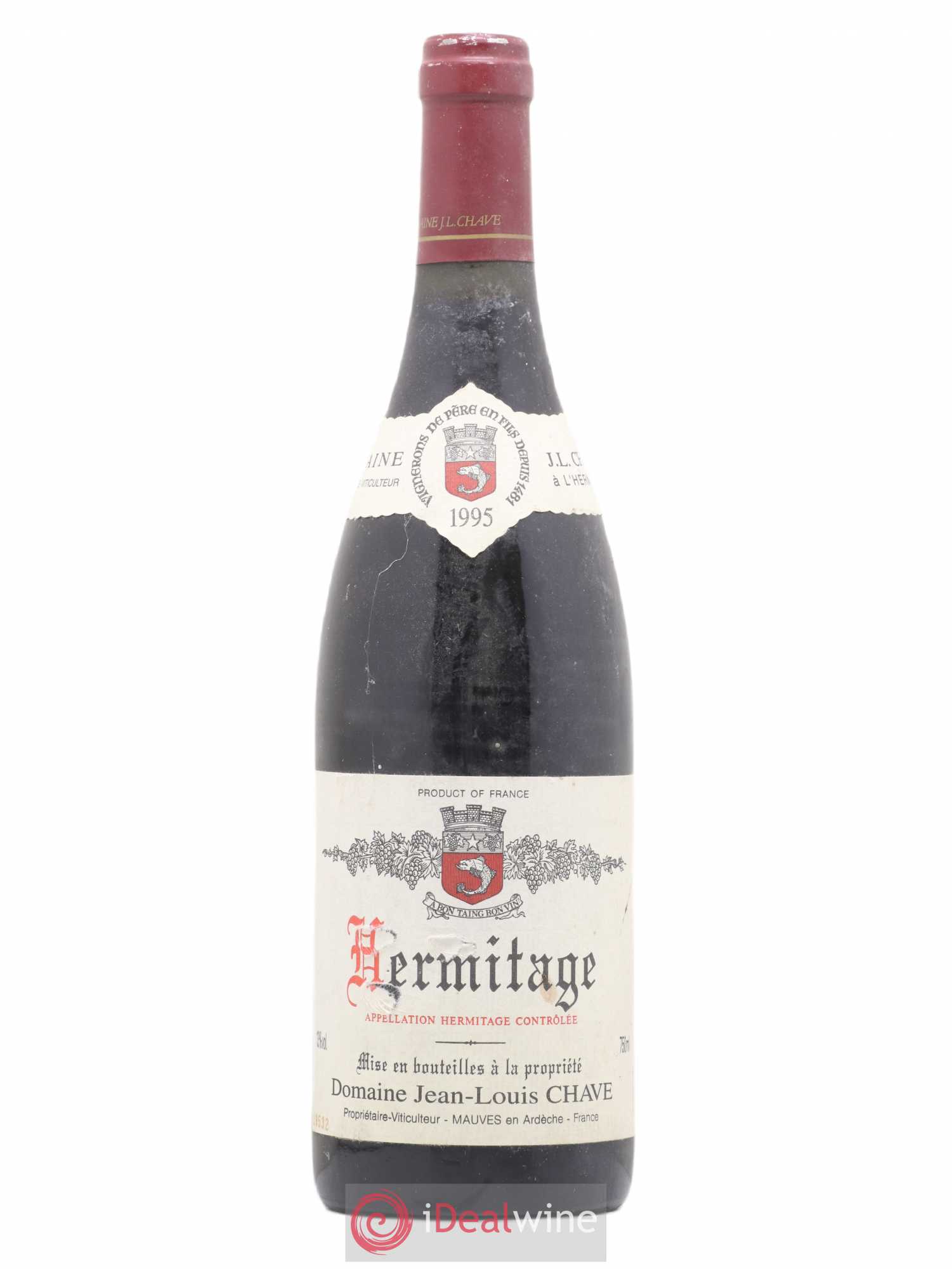 Hermitage Jean-Louis Chave 1995 - Lot de 1 bouteille - 0