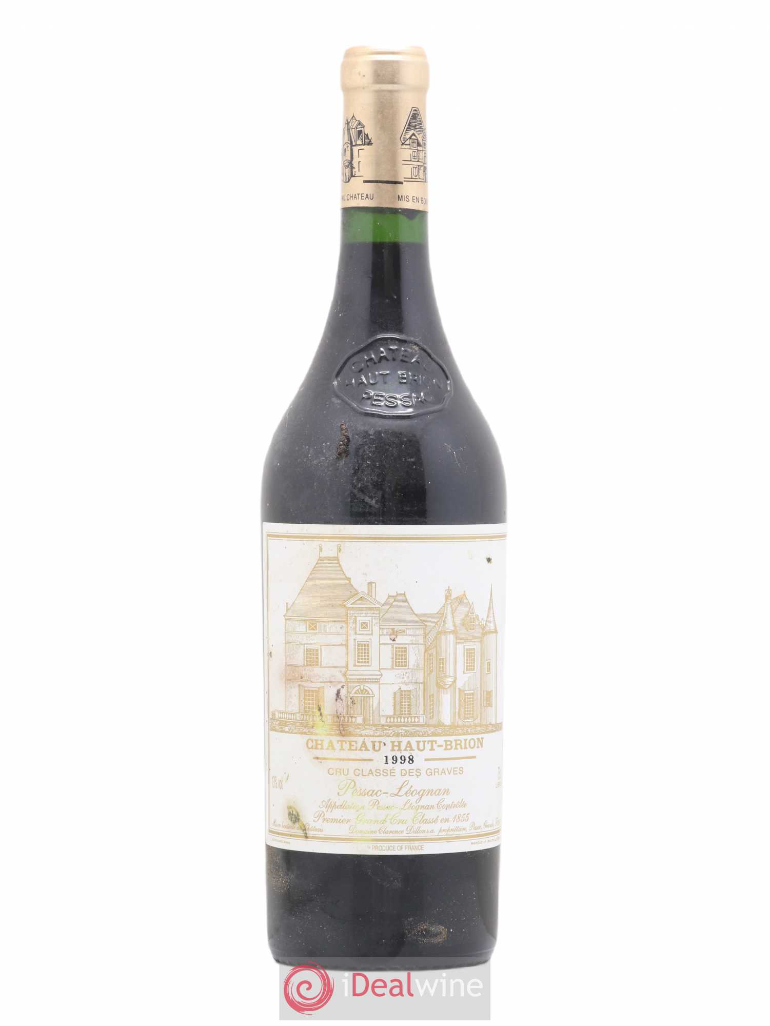 Château Haut Brion 1er Grand Cru Classé 1998 - Lot de 1 bouteille - 0