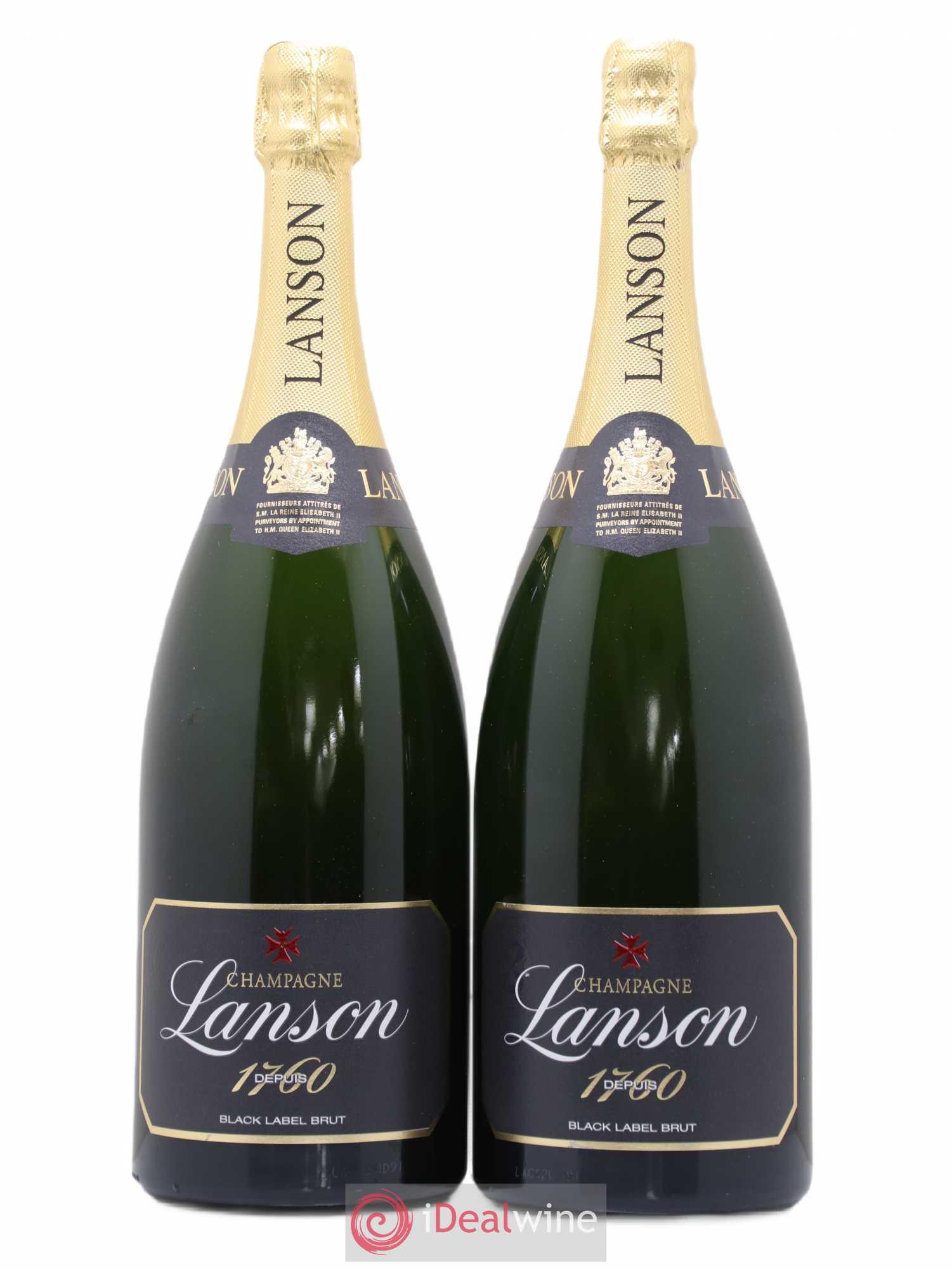 Champagne Black Label Lanson - Lot de 2 magnums - 0
