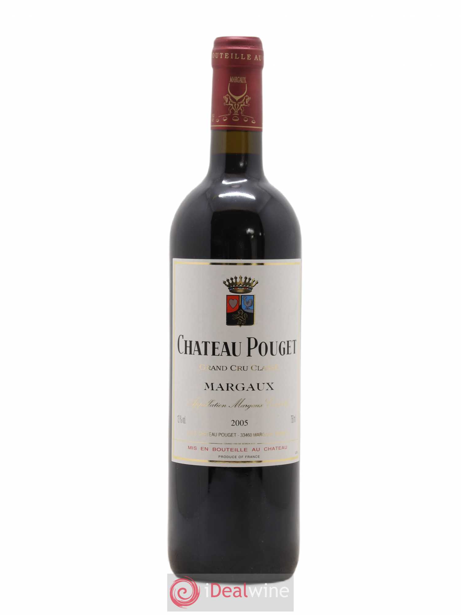 Château Pouget 4ème Grand Cru Classé 2005 - Lot de 1 bouteille - 0