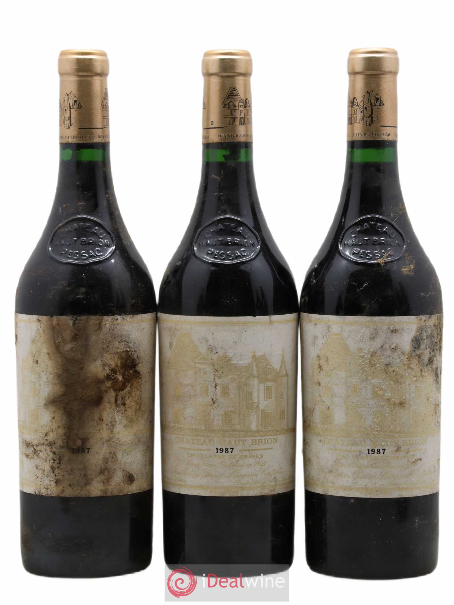 Château Haut Brion 1er Grand Cru Classé 1987 - Lot de 6 bouteilles - 1