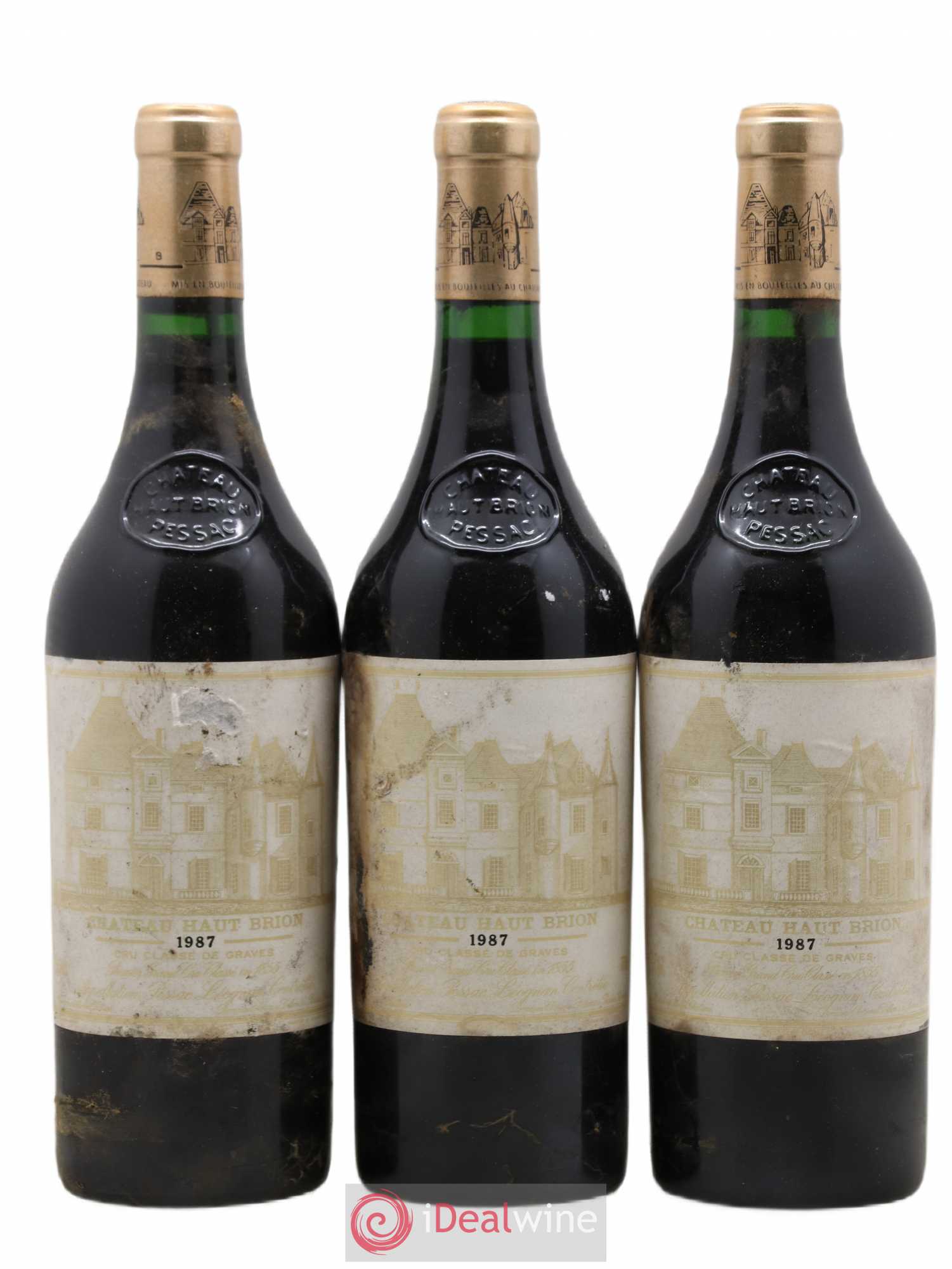 Château Haut Brion 1er Grand Cru Classé 1987 - Lot de 6 bouteilles - 2