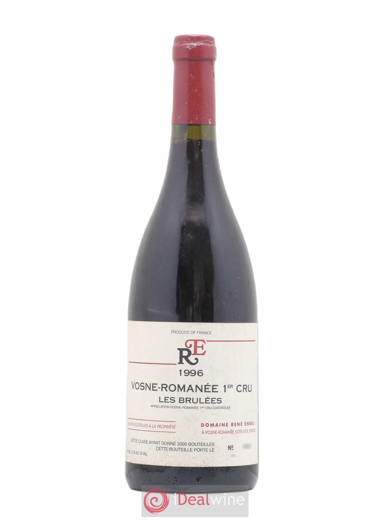 Vosne-Romanée 1er Cru Aux Brûlées Domaine René Engel - Domaine Eugénie 1996 - Lot de 1 bouteille - 0