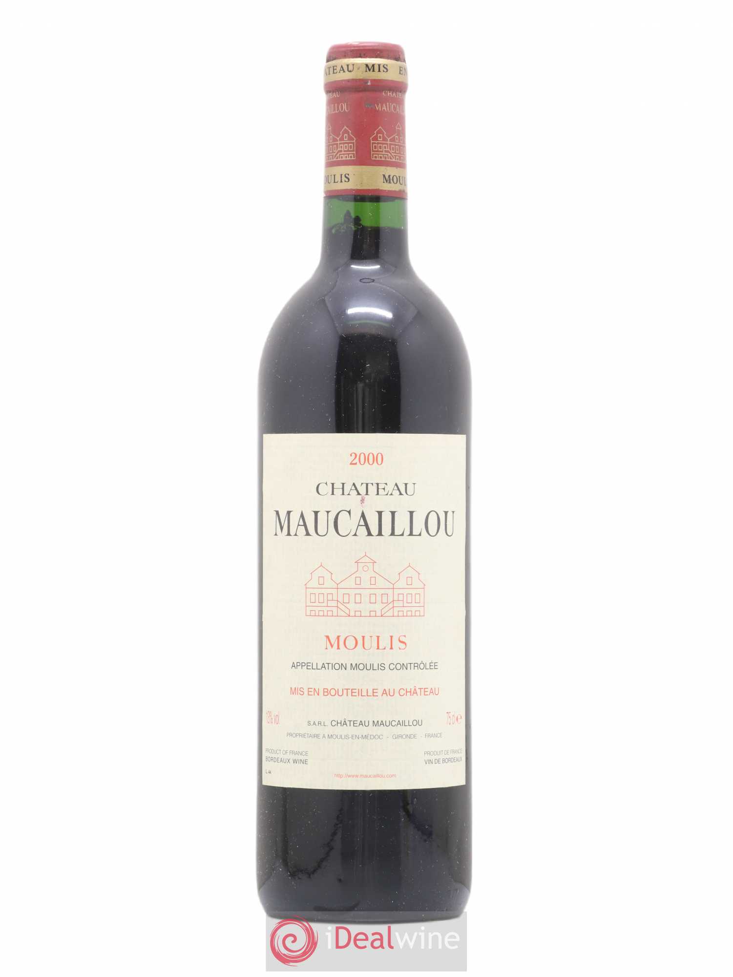 Château Maucaillou 2000 - Lot de 1 bouteille - 0