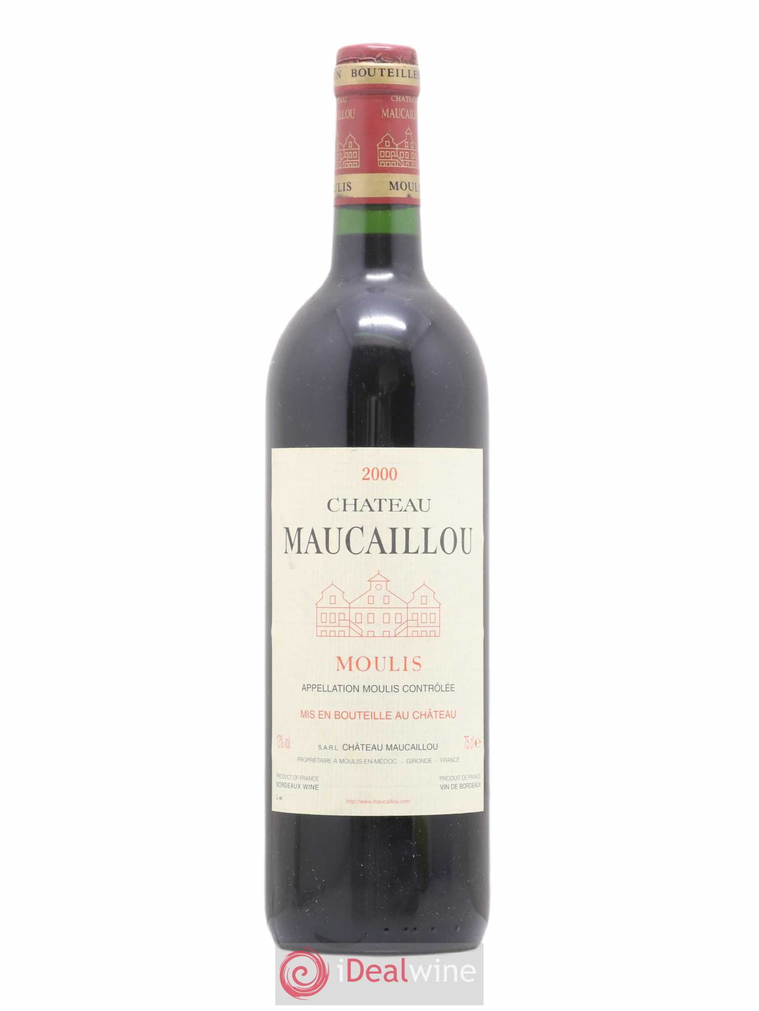 Château Maucaillou 2000 - Lot de 1 bouteille - 0