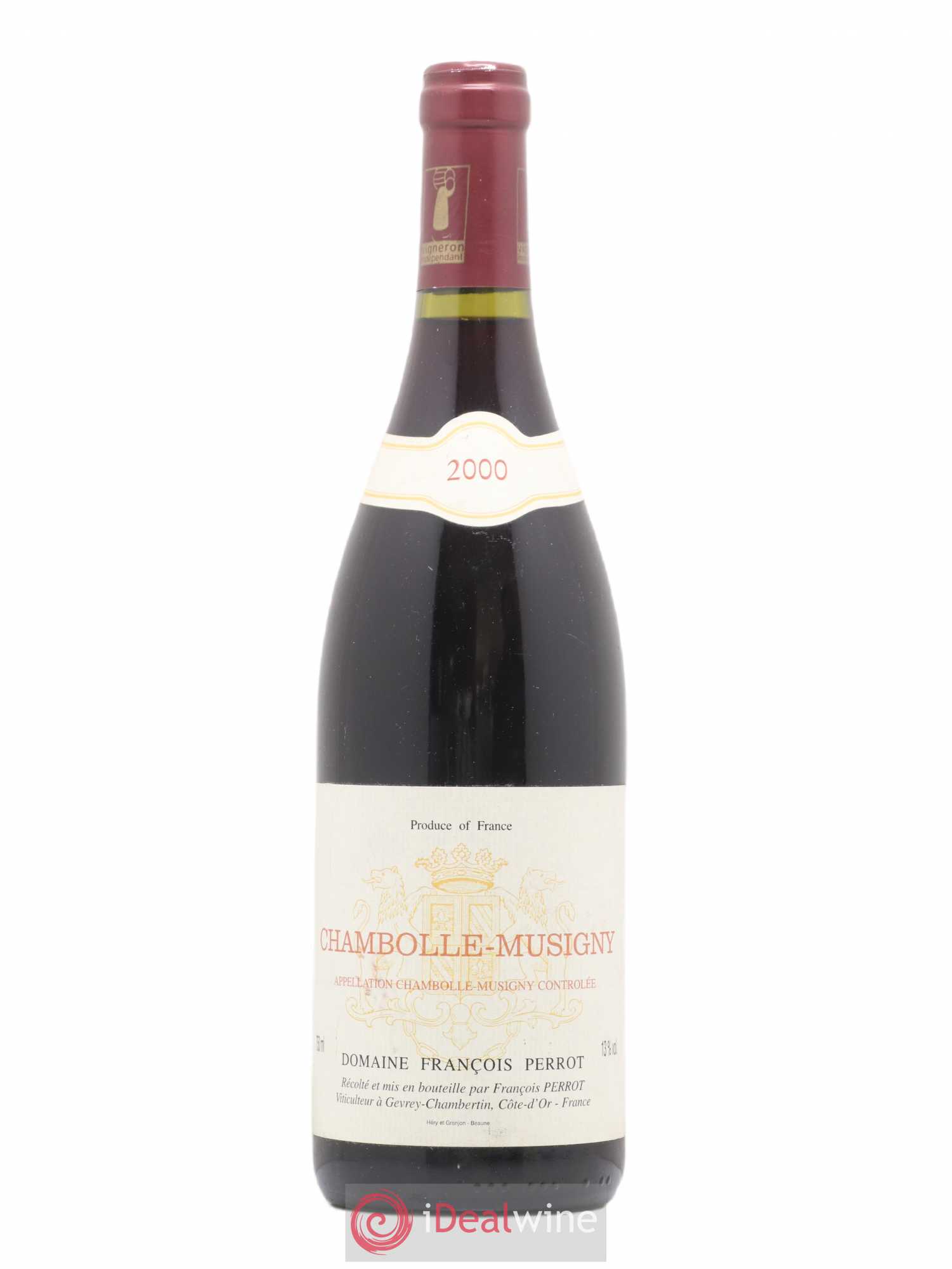 Chambolle-Musigny Domaine François Perrot 2000 - Posten von 1 Flasche - 0