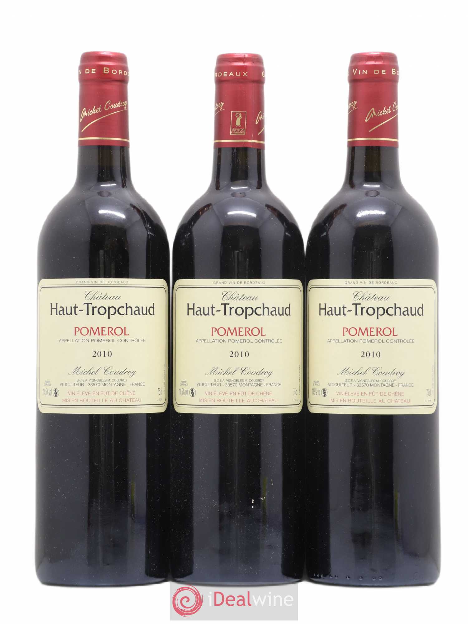 Château Haut Tropchaud 2010 - Lot de 6 bouteilles - 1