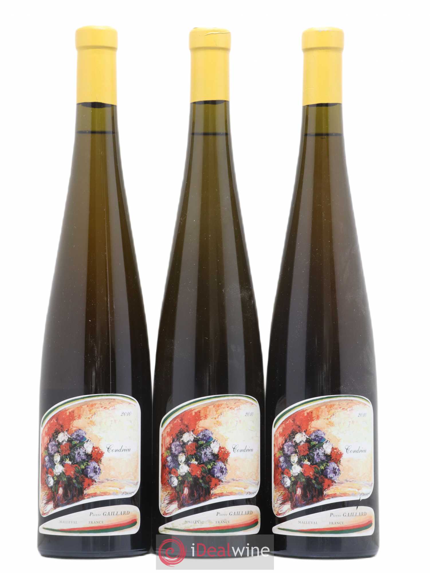 Condrieu Pierre Gaillard 2010 - Lot de 3 bouteilles - 0