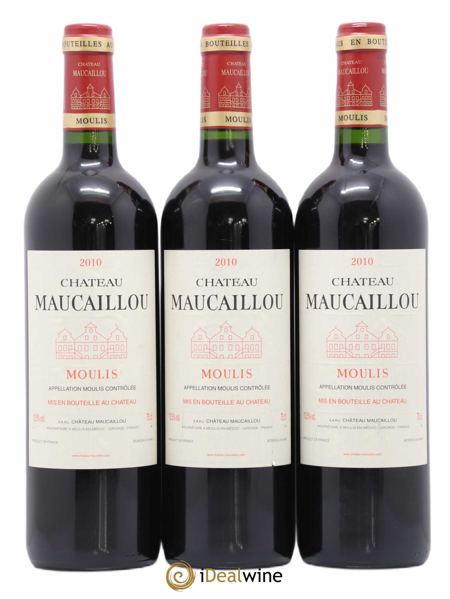 Château Maucaillou 2010 - Lot de 6 bouteilles - 1