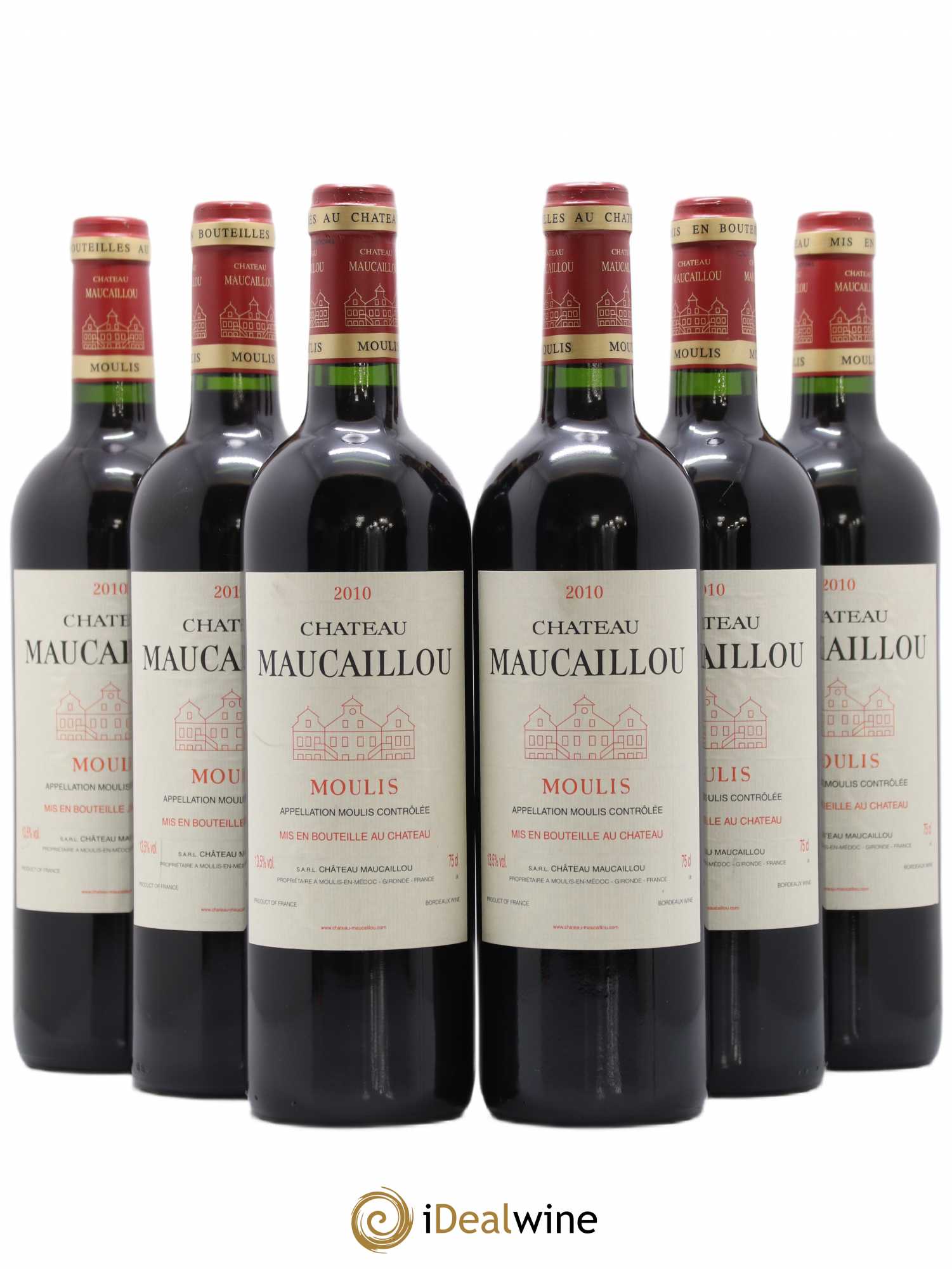 Château Maucaillou 2010 - Lot de 6 bouteilles - 0