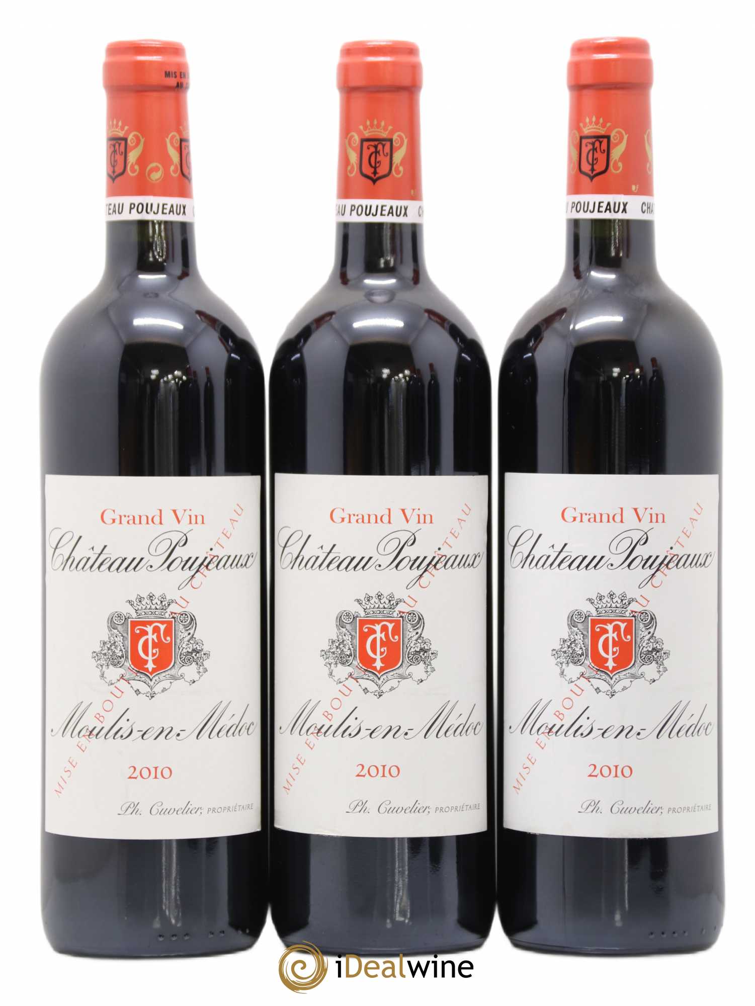 Château Poujeaux 2010 - Lot de 6 bouteilles - 1