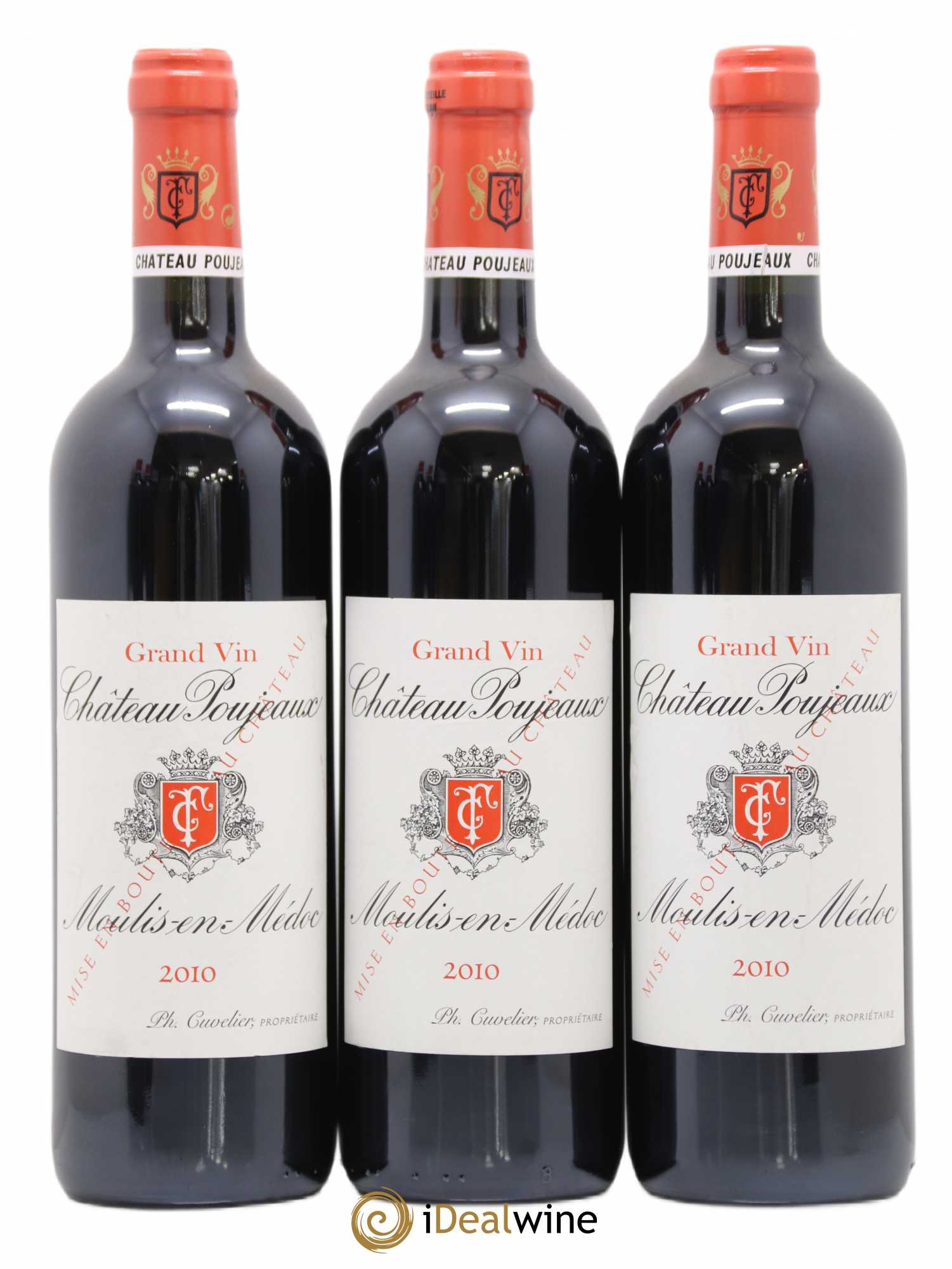 Château Poujeaux 2010 - Lot de 6 bouteilles - 2