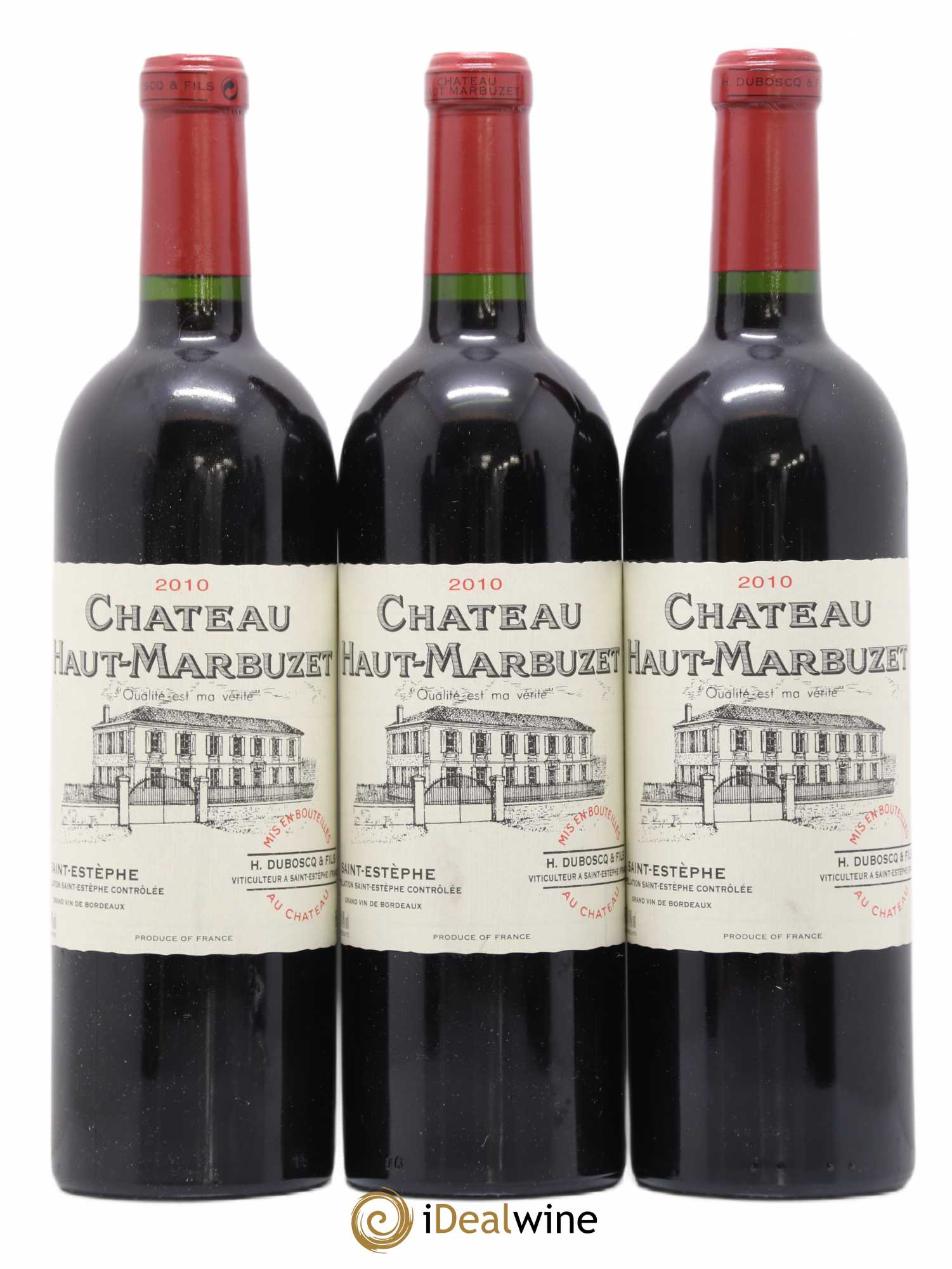 Château Haut Marbuzet 2010 - Lot de 6 bouteilles - 2