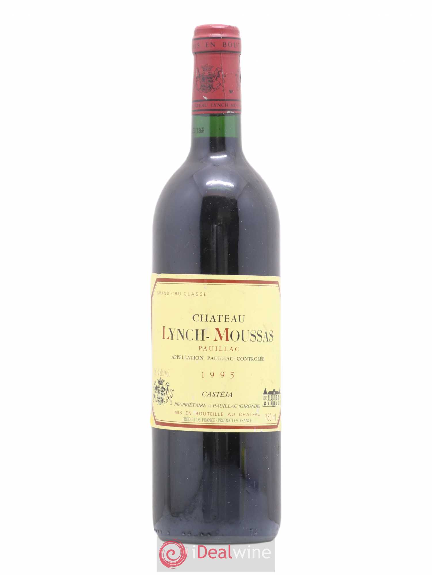 Château Lynch Moussas 5ème Grand Cru Classé 1995 - Lot de 1 bouteille - 0