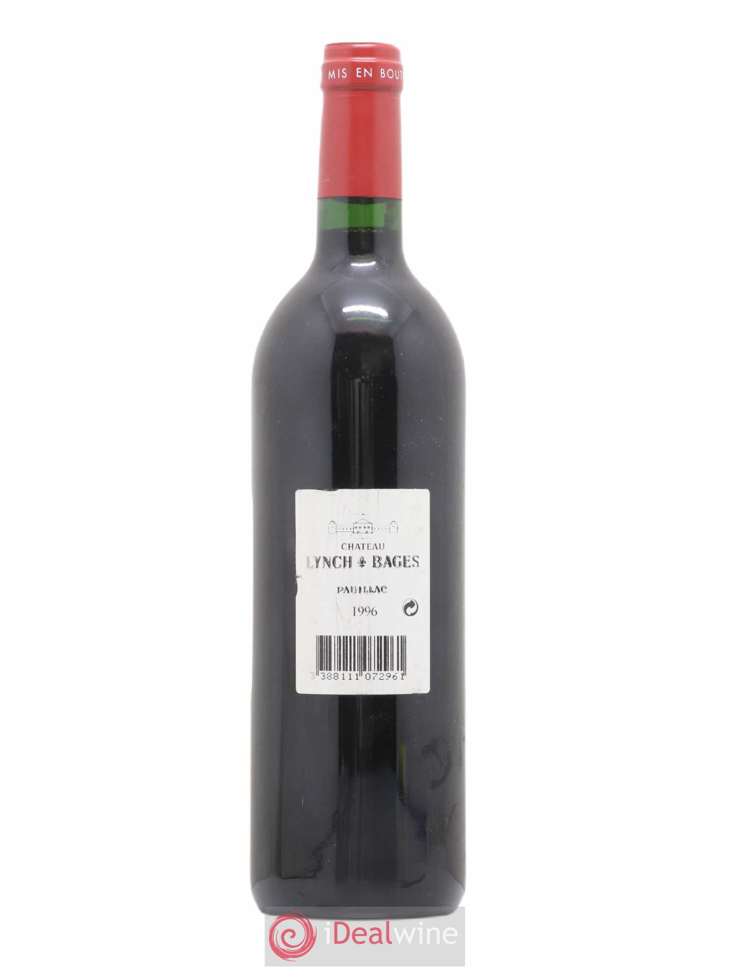 Château Lynch Bages 5ème Grand Cru Classé 1996 - Lot de 1 bouteille - 1