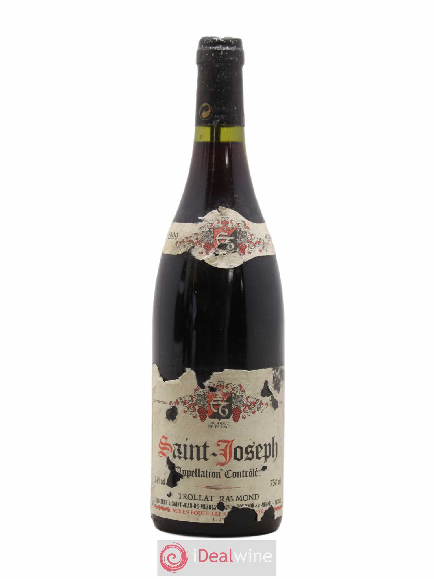 Saint-Joseph Raymond Trollat 1999 - Lot de 1 bouteille - 0